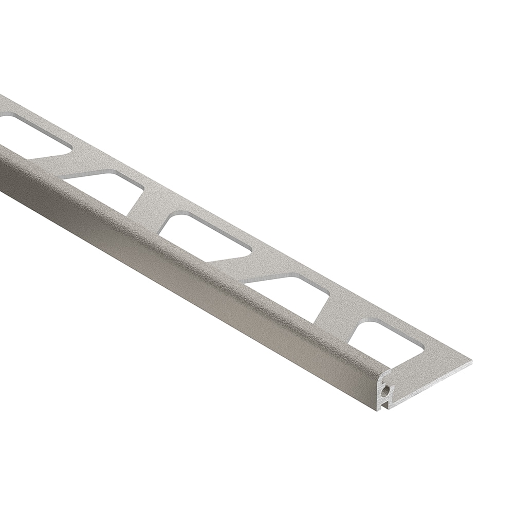 Schluter Systems J80TSBG Jolly 0.313-in W x 98.5-in L Greige textured color-coated aluminum Aluminum L-angle Tile Edge Trim