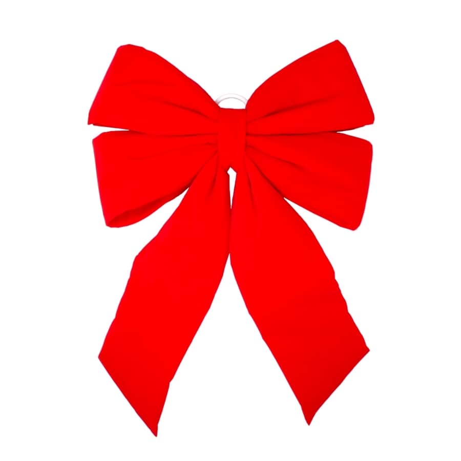 Amscan Christmas Big Red Bows 29 x 24 Pack Of 2 Bows - Office Depot