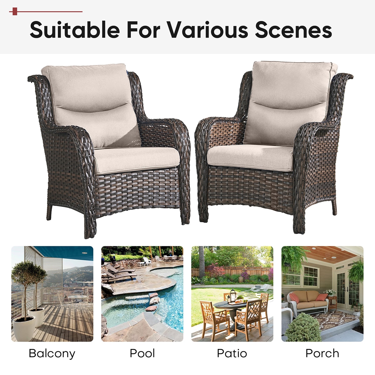 Rilyson FSZBDXL006-2AA Patio-Furniture-Cushions - View #7