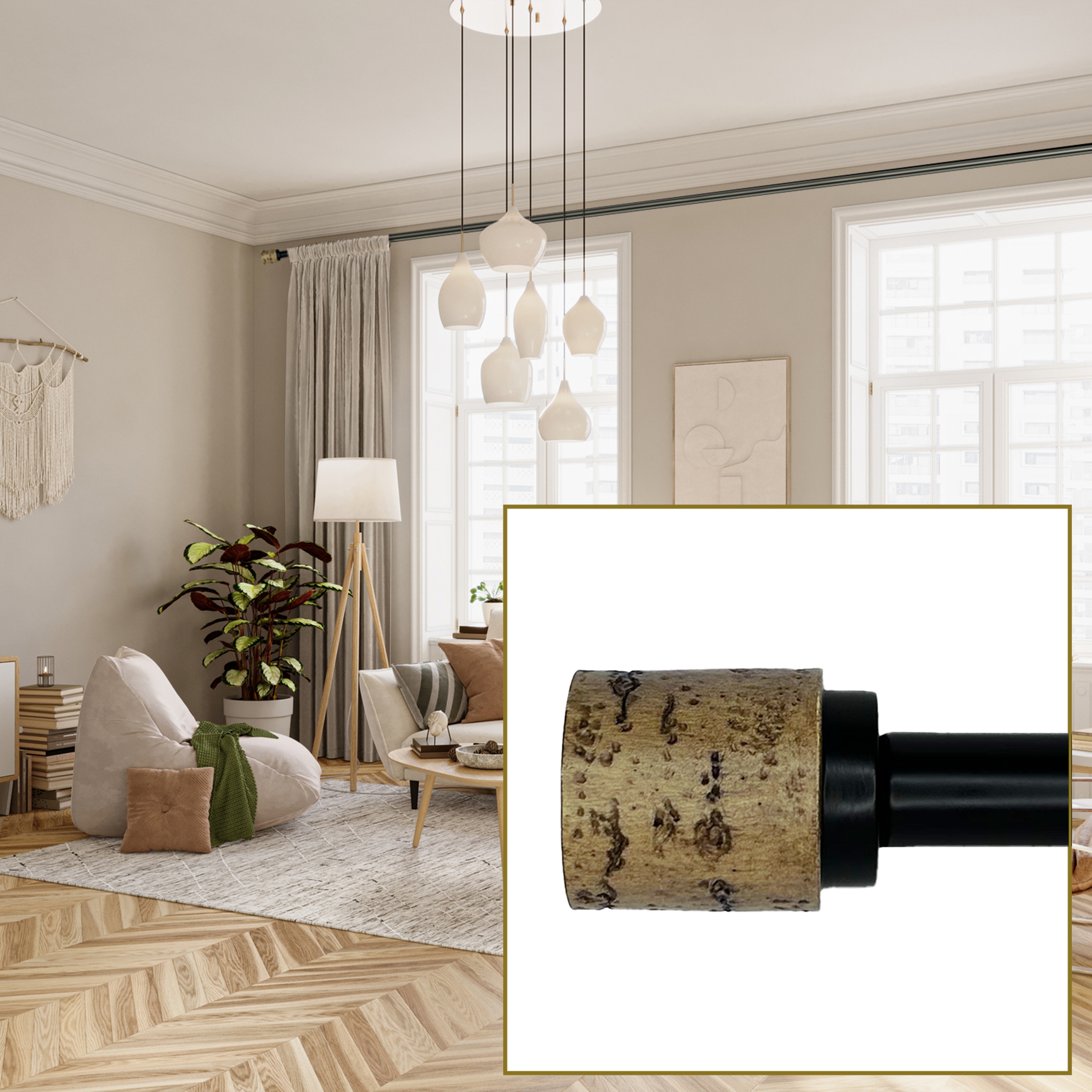 Versailles Home Fashions ES0672-90 Curtain-Rods - View #5