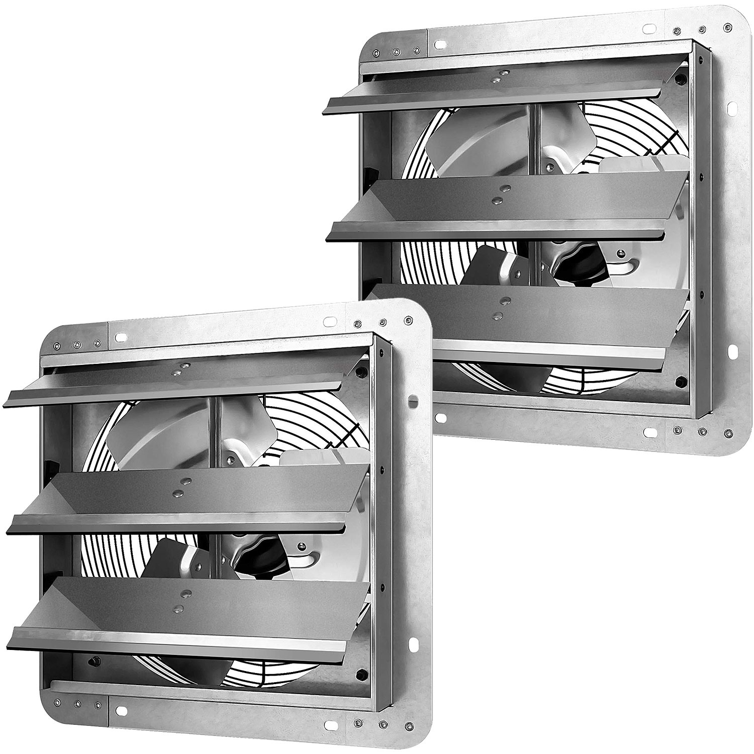 Mondawe MO-H312927 12-Inches 120 -Volt High Velocity Indoor/Outdoor Silver Industrial Fan