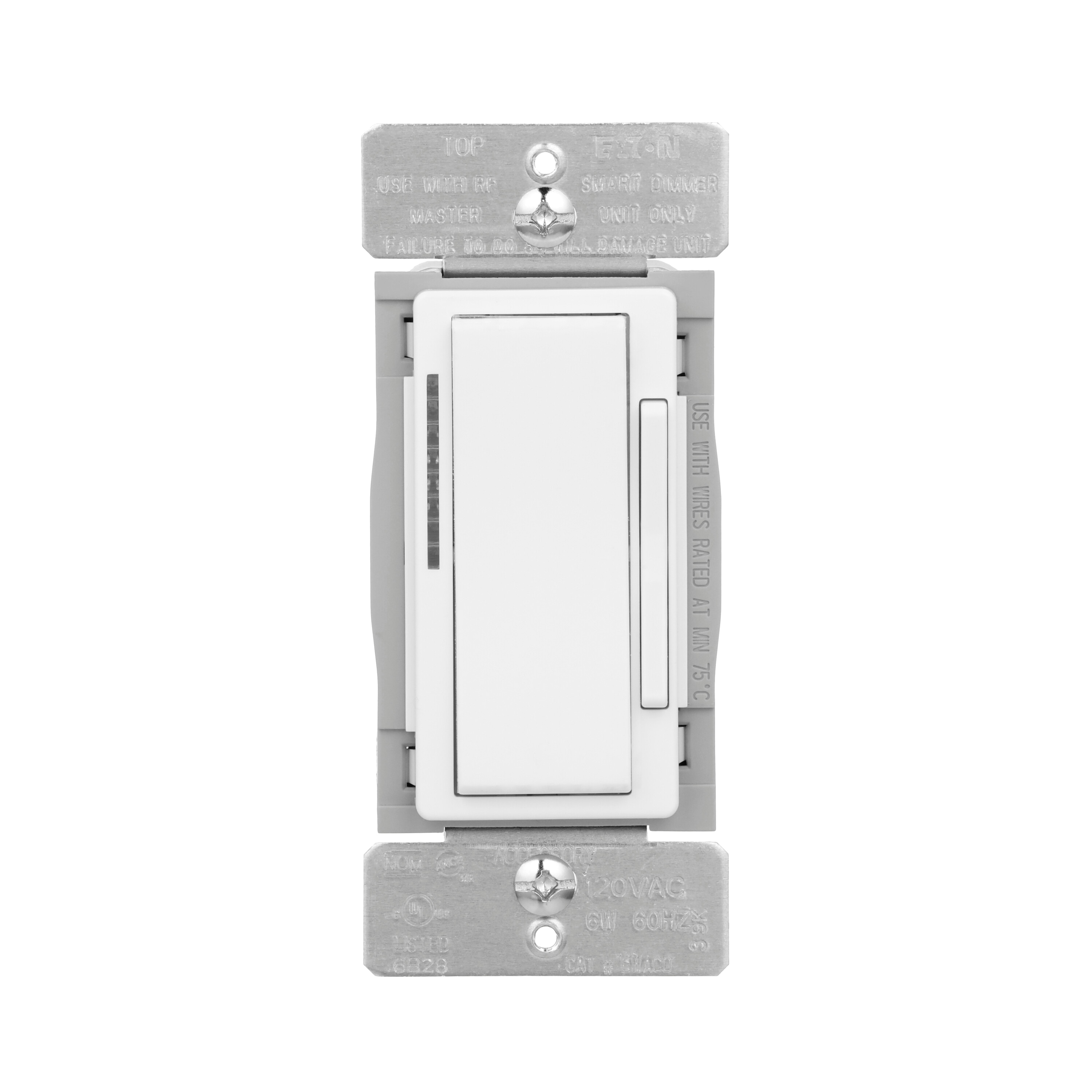 Eaton Universal Single-pole/3-way LED Toggle Light Dimmer, White