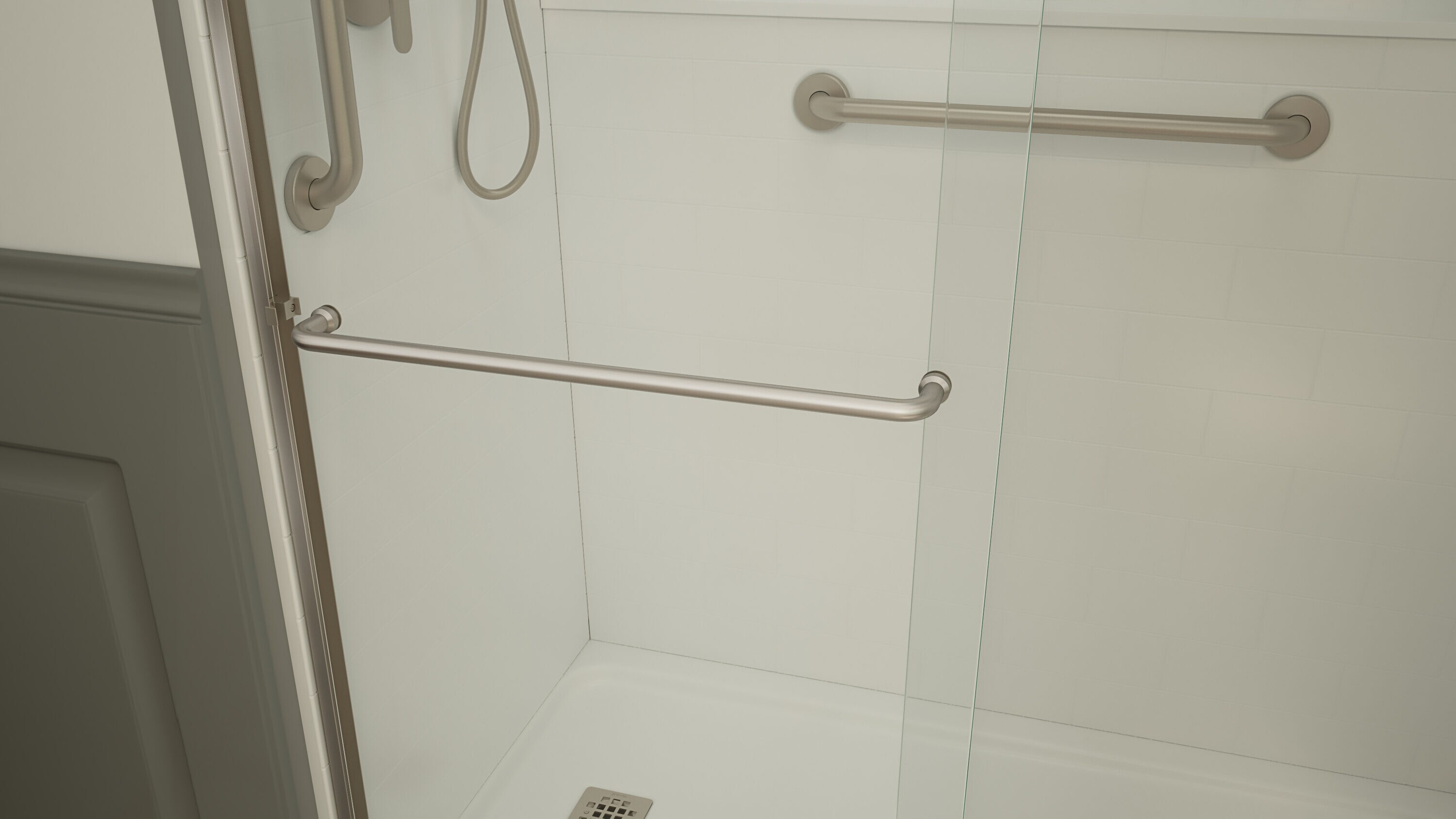 Laurel Mountain LM6032LTSKLWB Alcove-Shower-Kit - View #9