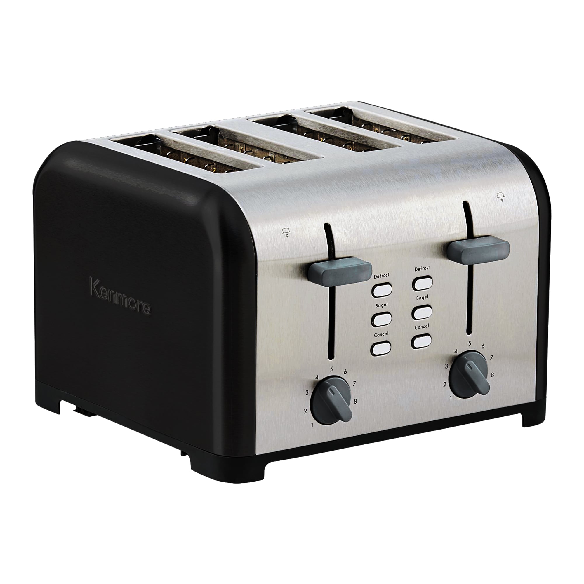 BLACK+DECKER 4-Slice Silver 1500-Watt Toaster in the Toasters