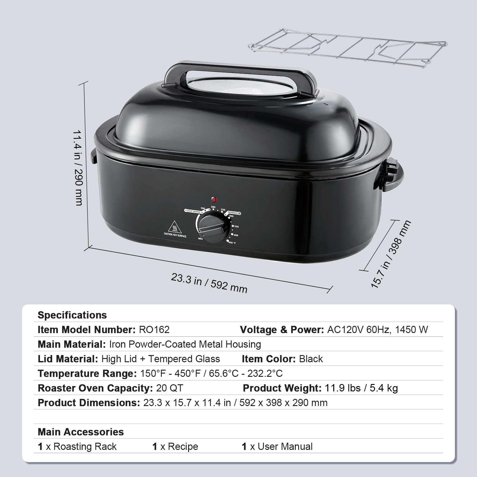 VEVOR SCKJL20QTHSJ07955V1 Roaster-Ovens - View #7