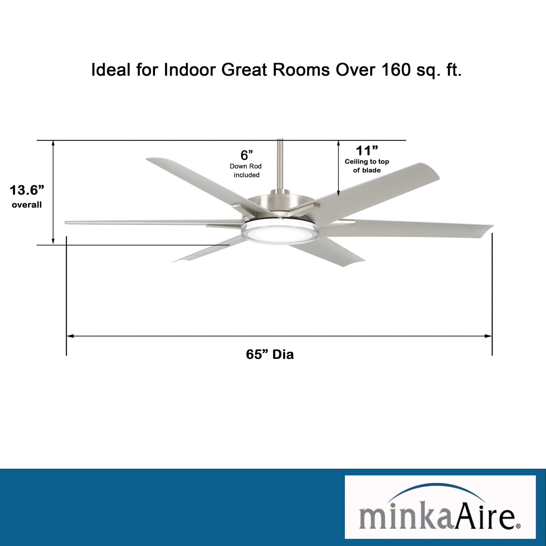 Minka Aire F866L-BNW Ceiling-Fans - View #10