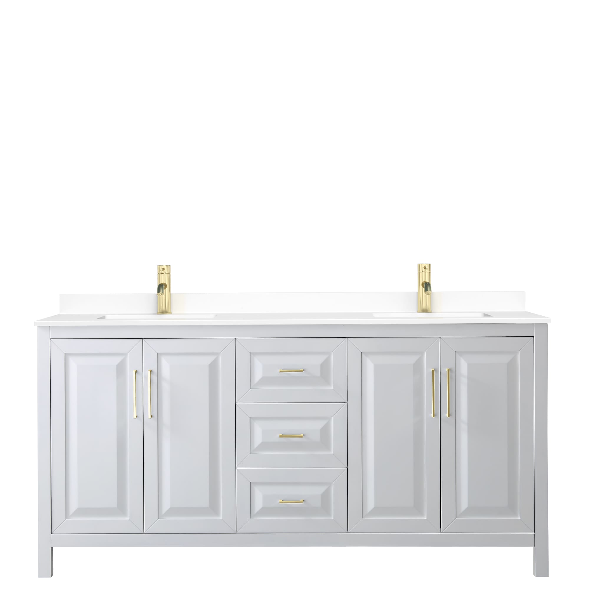 Wyndham Collection WCV252572DWGWCUNSMXX Bath-Vanity-Combo - View #3