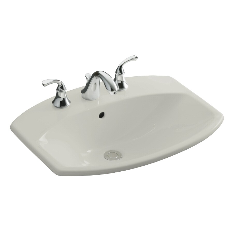 KOHLER Ice Grey Bathroom Sink (23-in x 18.1875-in) in the Bathroom ...