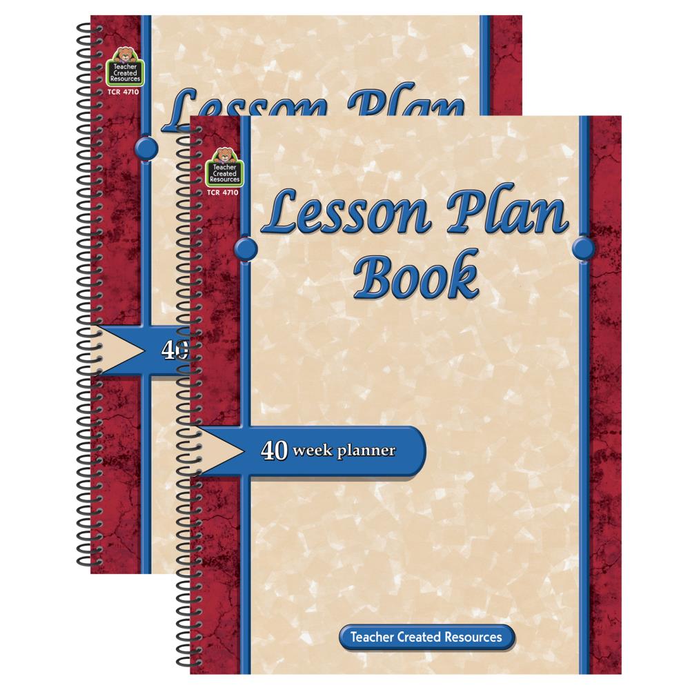 Teacher Created Resources TCR4710-2 Lesson Plan Book, Pack of 2