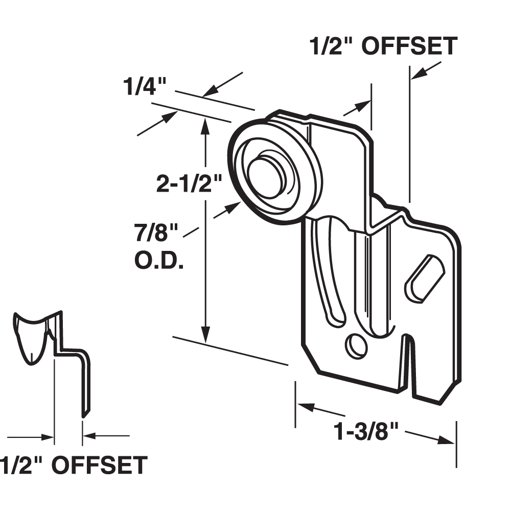 Prime-Line MP6501 Sliding-Closet-Door-Rollers - View #2