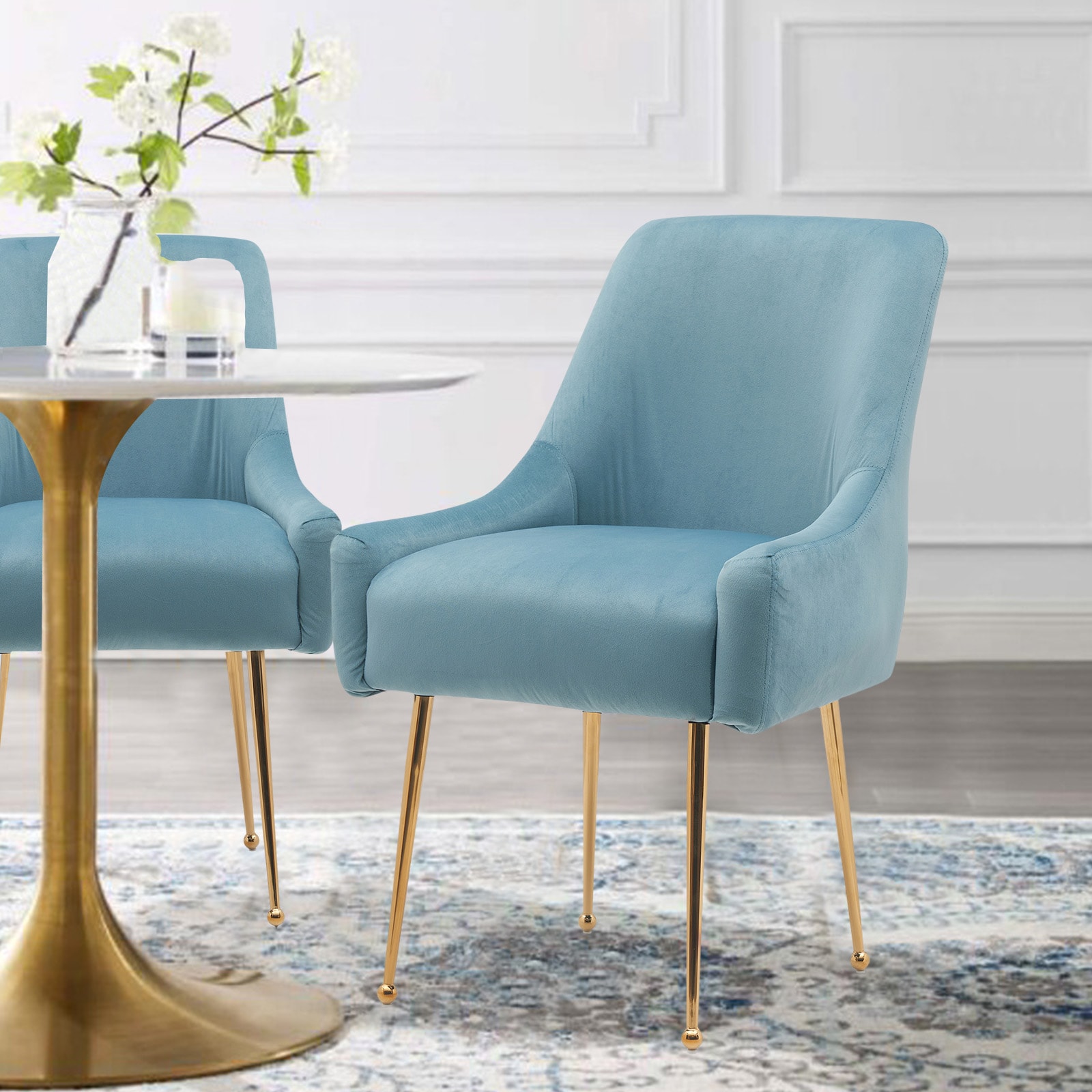 BWE A-9CHAIR-07-LBE Dining-Chairs - View #5