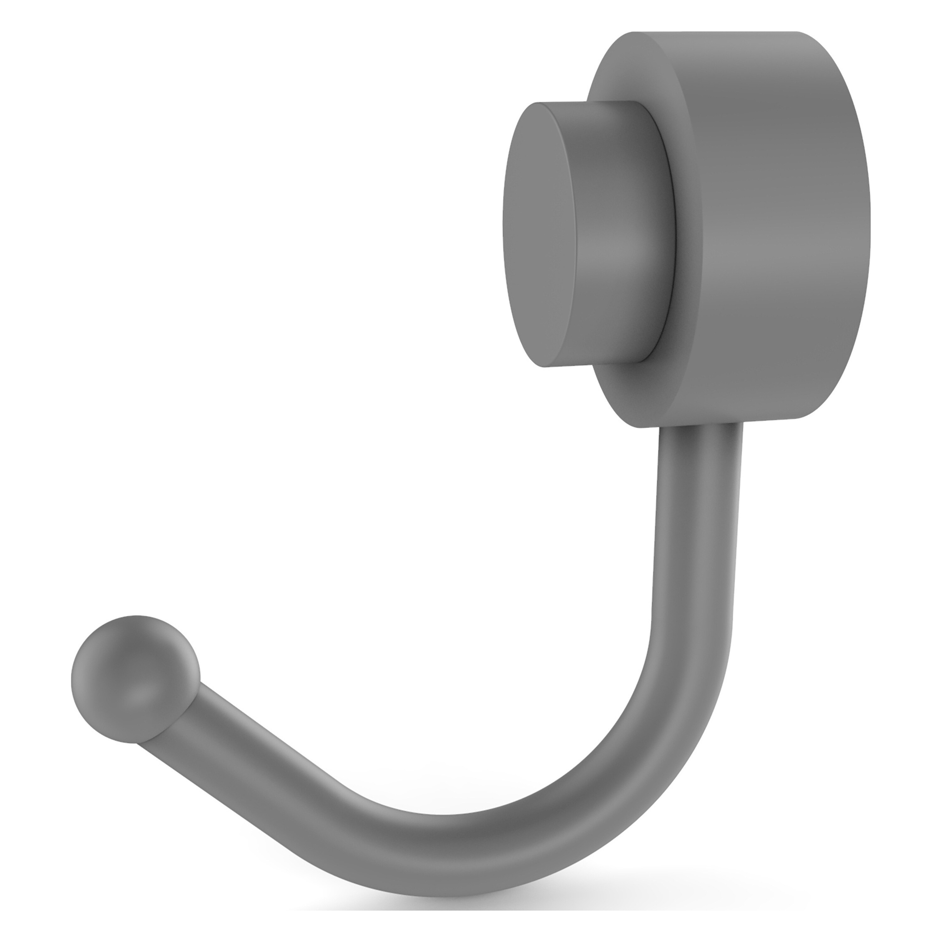 Allied Brass 420-GYM Venus Matte Gray Single -Hook Wall mount Towel Hook