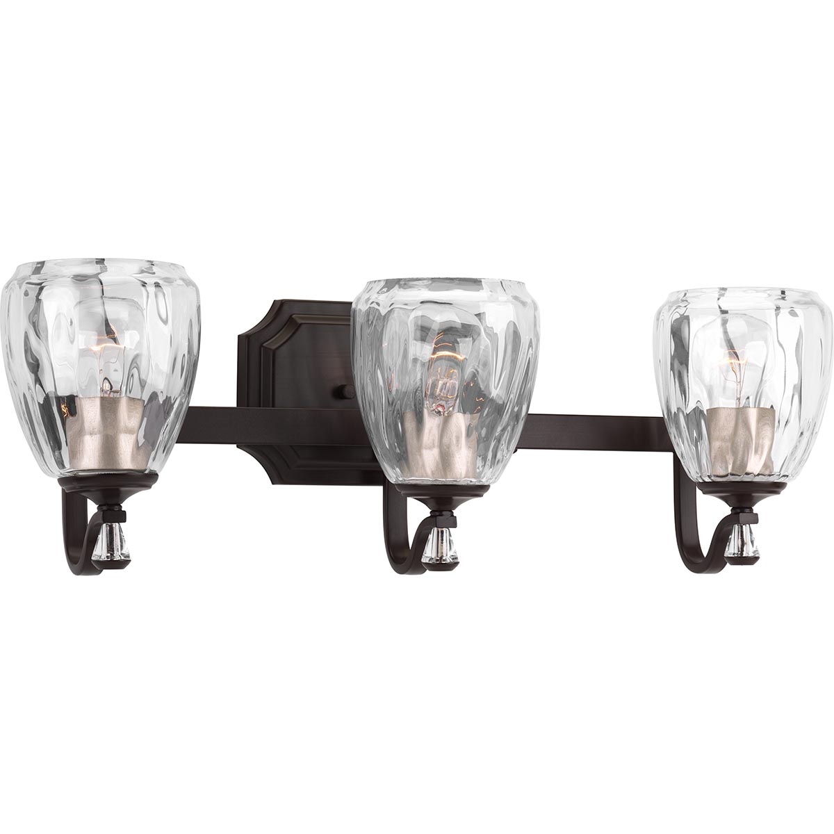 Progress Lighting P300118-020 Anjoux 23-in 3 -Light Antique Bronze Transitional Vanity light