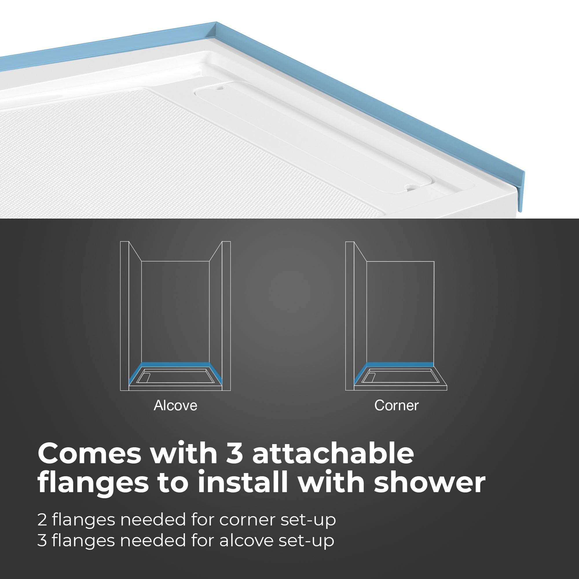 OVE Decors 15SKSR-BREP60-BLK Alcove-Shower-Kit - View #12