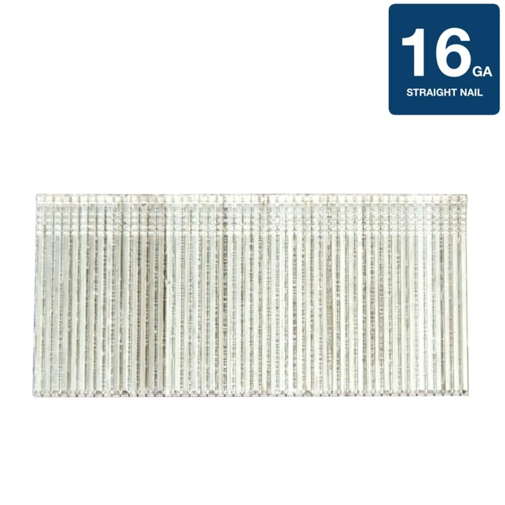 Metabo HPT 14202HPT 1-1/2-in 16 -Gauge Straight Electro-galvanized Collated Finish nails 2500 -Per Box