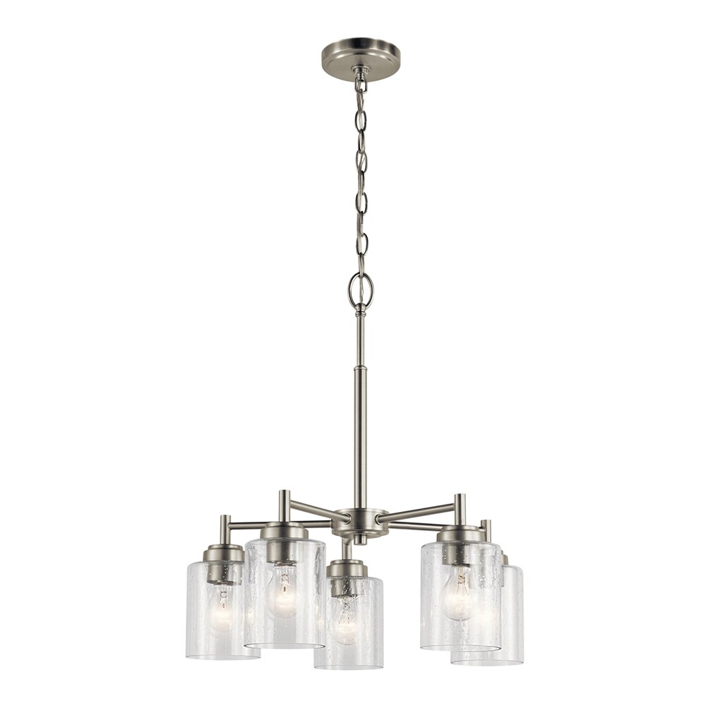 Kichler Winslow 5-Light Brushed Nickel Modern/Contemporary Dry Rated ...