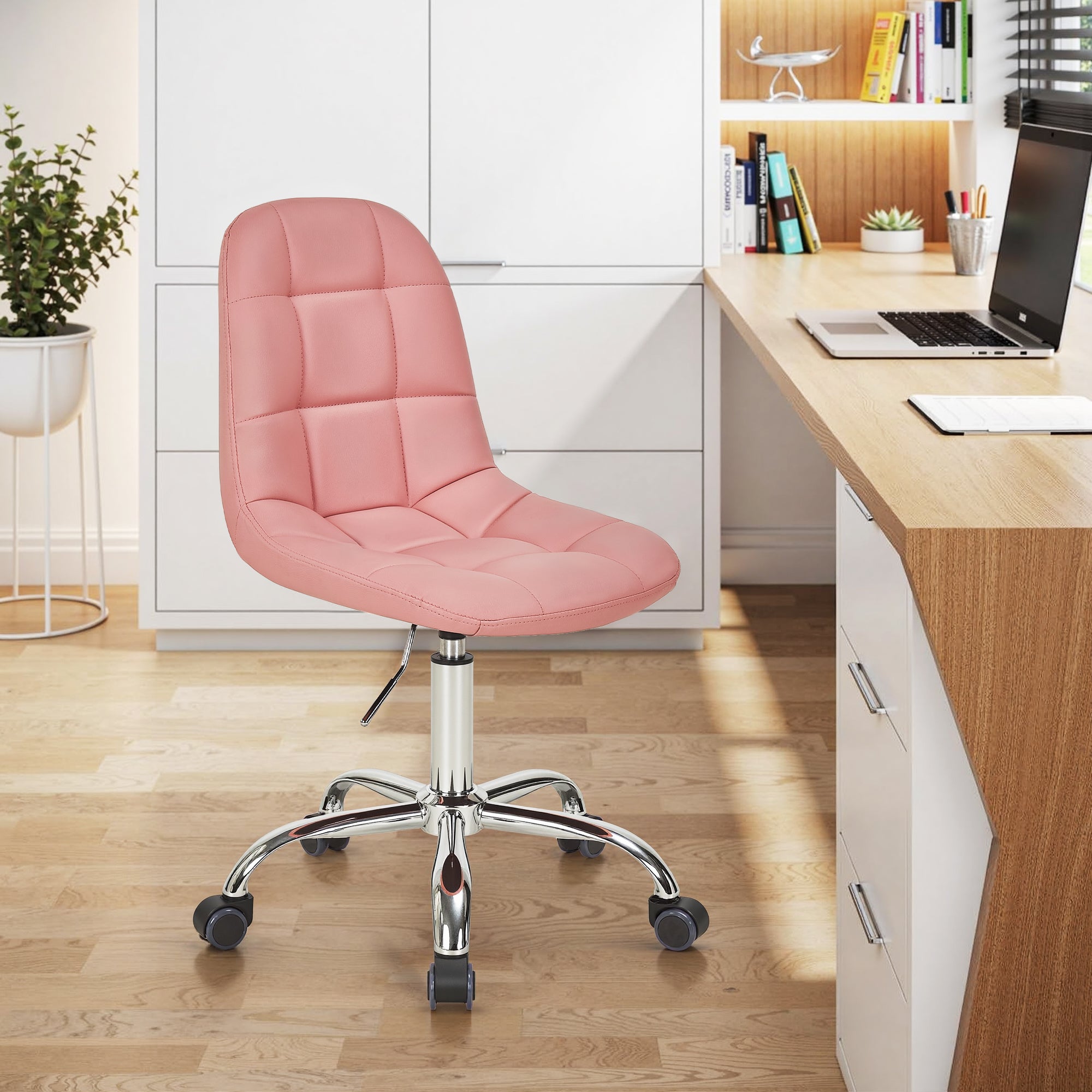 Vecelo LOE-OC03-PNK Office-Chairs - View #2