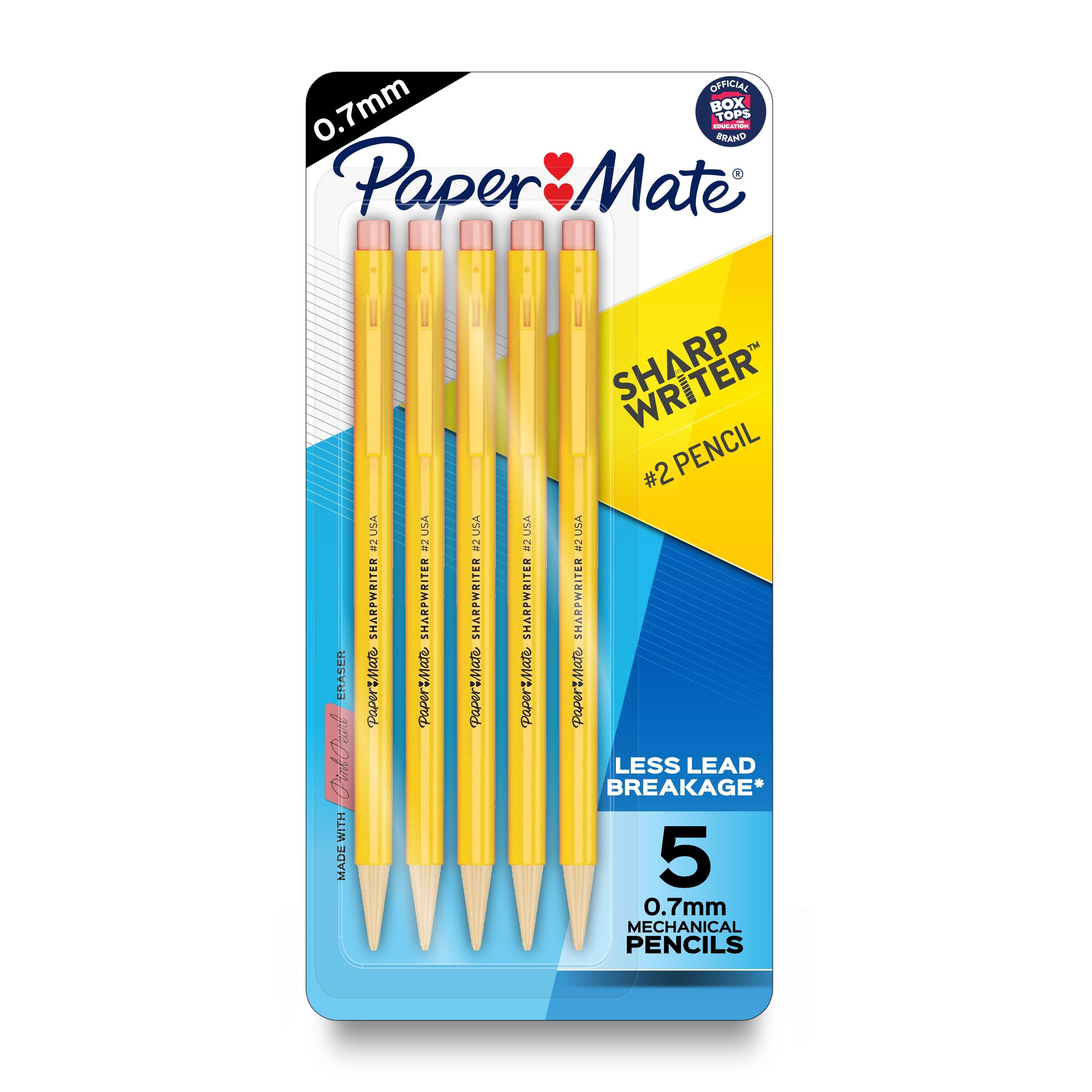 Gladys desenterrar hoja Paper Mate Sharp Writer 5-Pack 0.7-mm Yellow Pencil in the Writing Utensils  department at Lowes.com