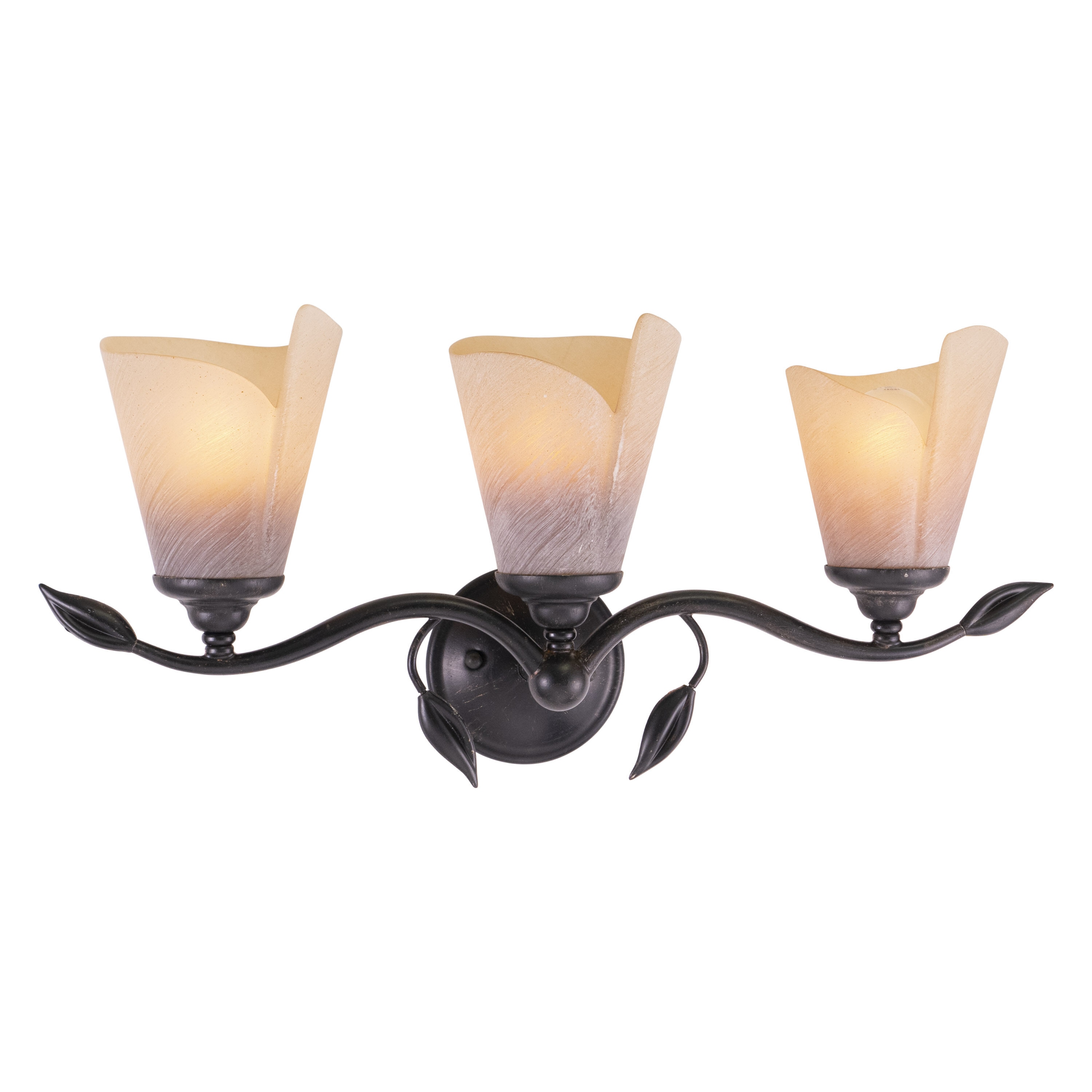 Cascadia CP-VLU003BW Capri 3-Light Black Walnut Rustic Vanity Light