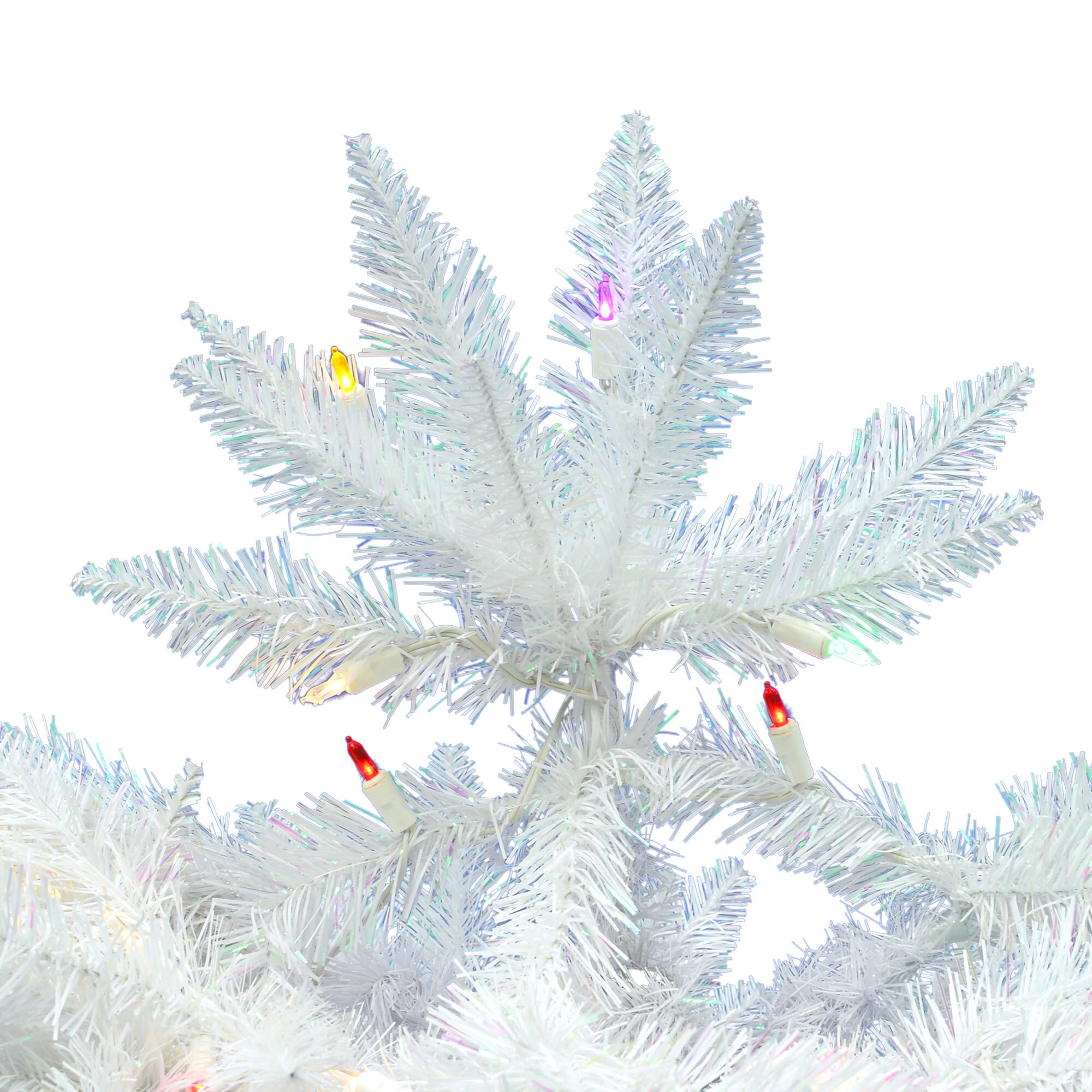 Vickerman 6ft Spruce Prelit Pencil White Artificial Christmas Tree