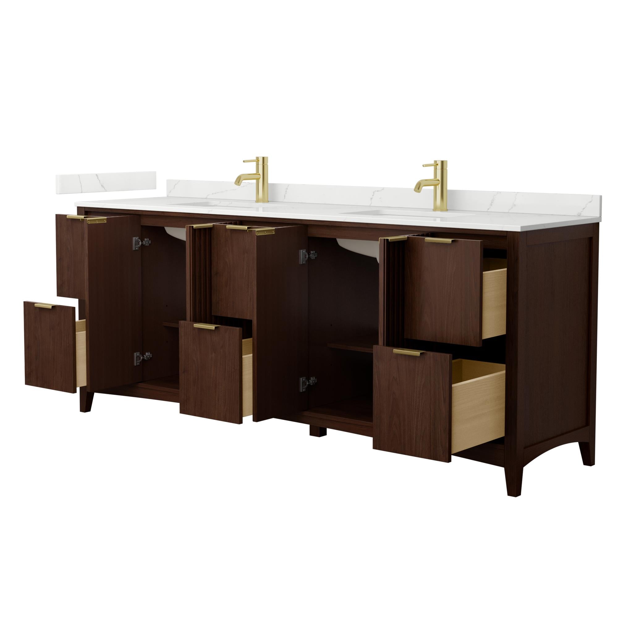 Wyndham Collection WCF919184DDDGTUNSMXX Bath-Vanity-Combo - View #3