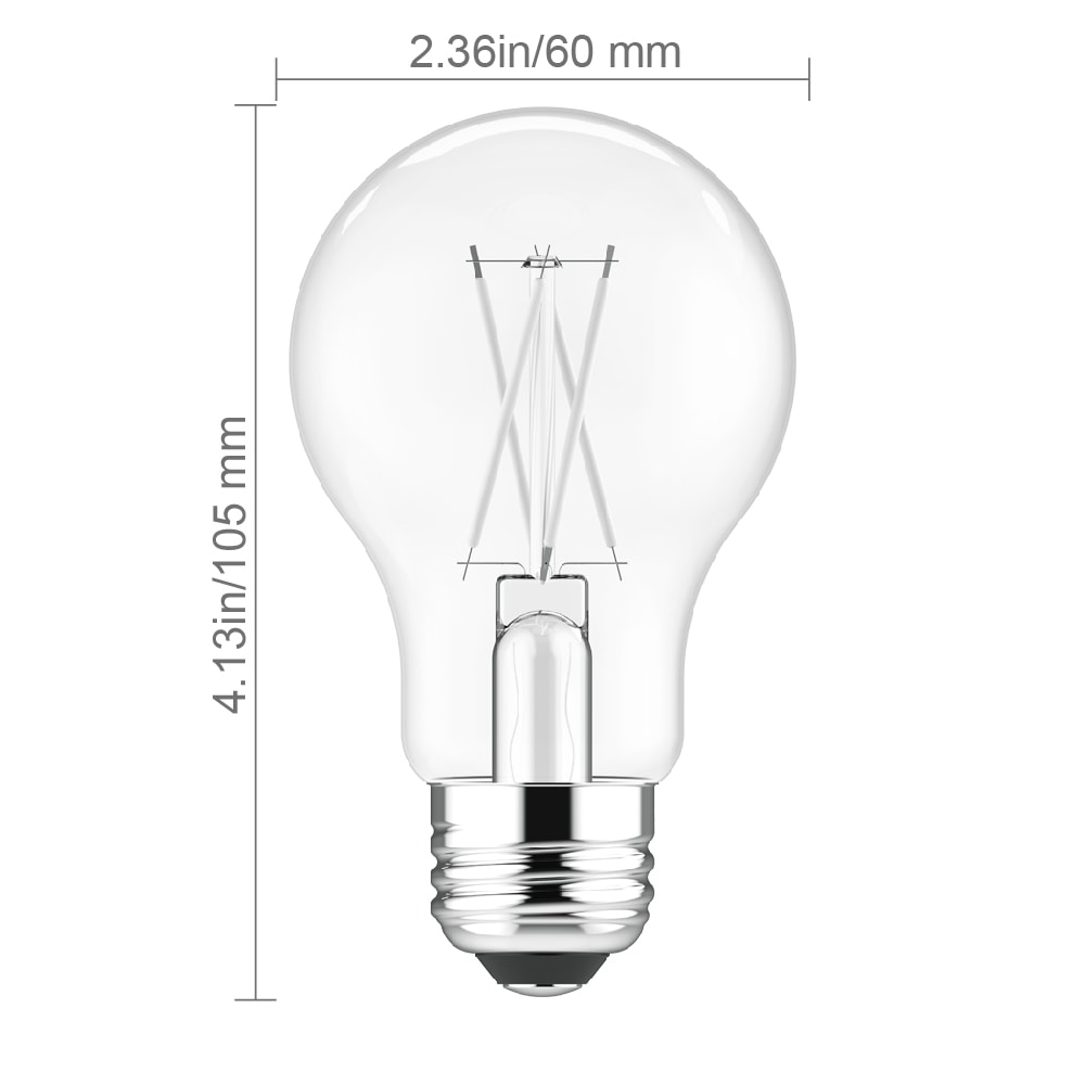 Utilitech LED light bulb 40-Watt EQ A19 Daylight E26 Dimmable LED ...