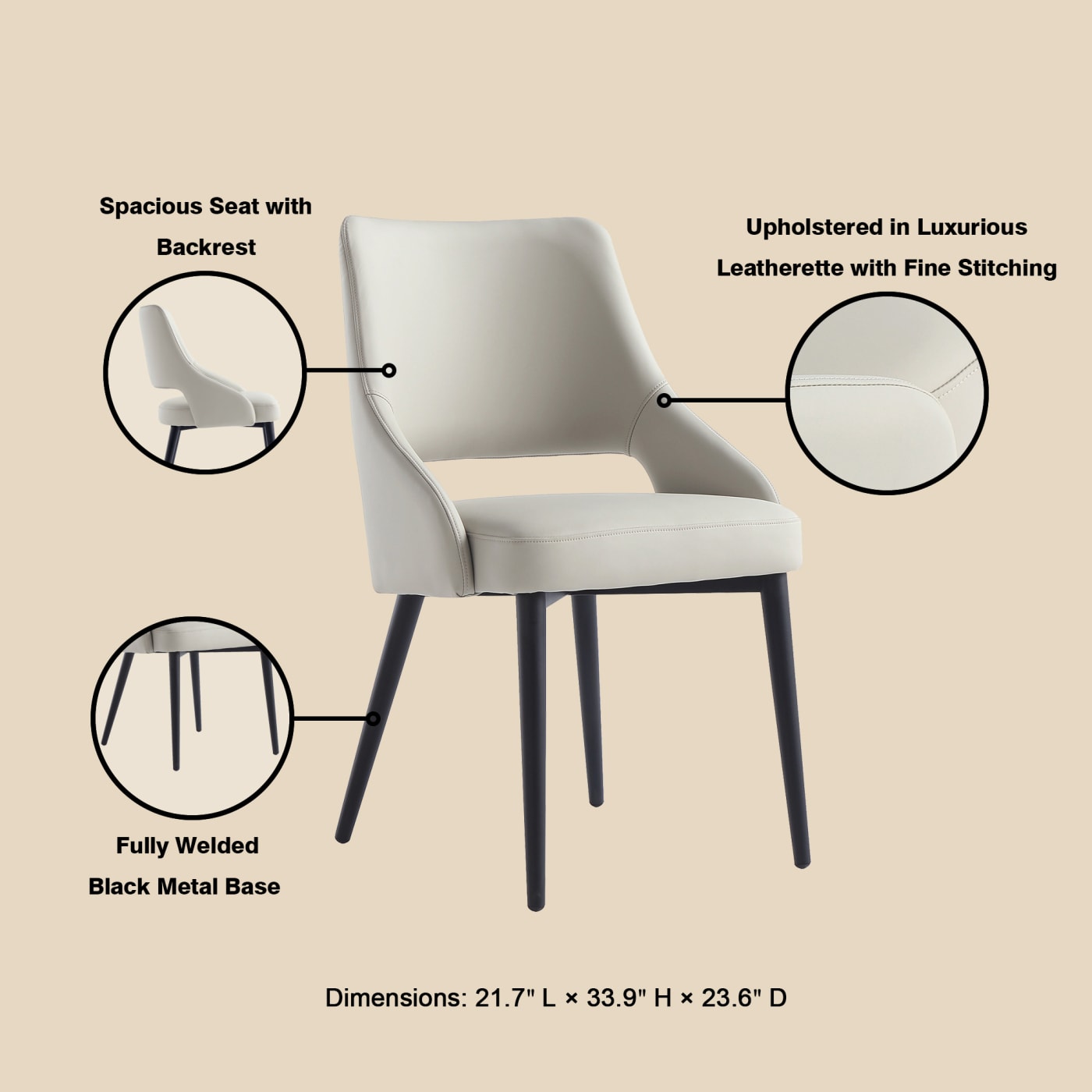 CHITA DCIARA-02 Dining-Chairs - View #4