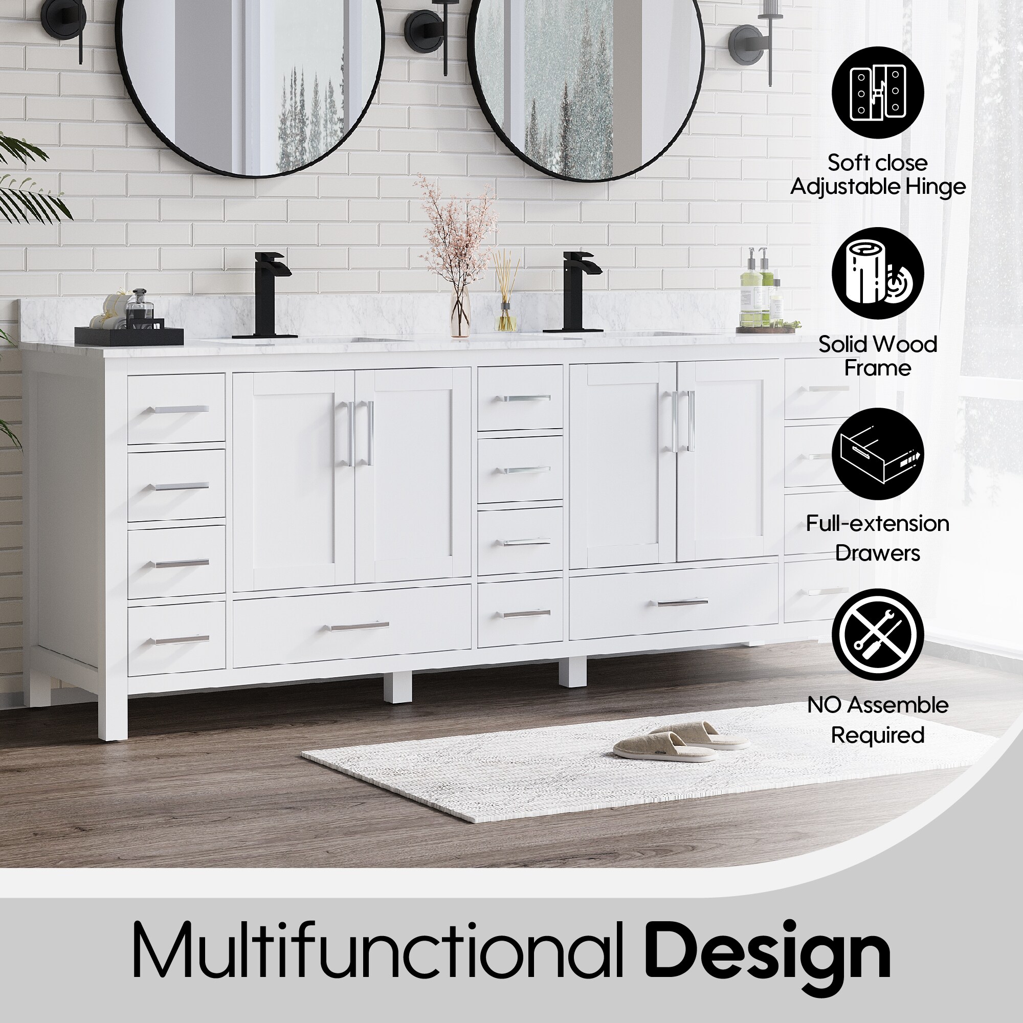 WELLFOR EX-4MC6032 Bath-Vanity-Combo - View #4