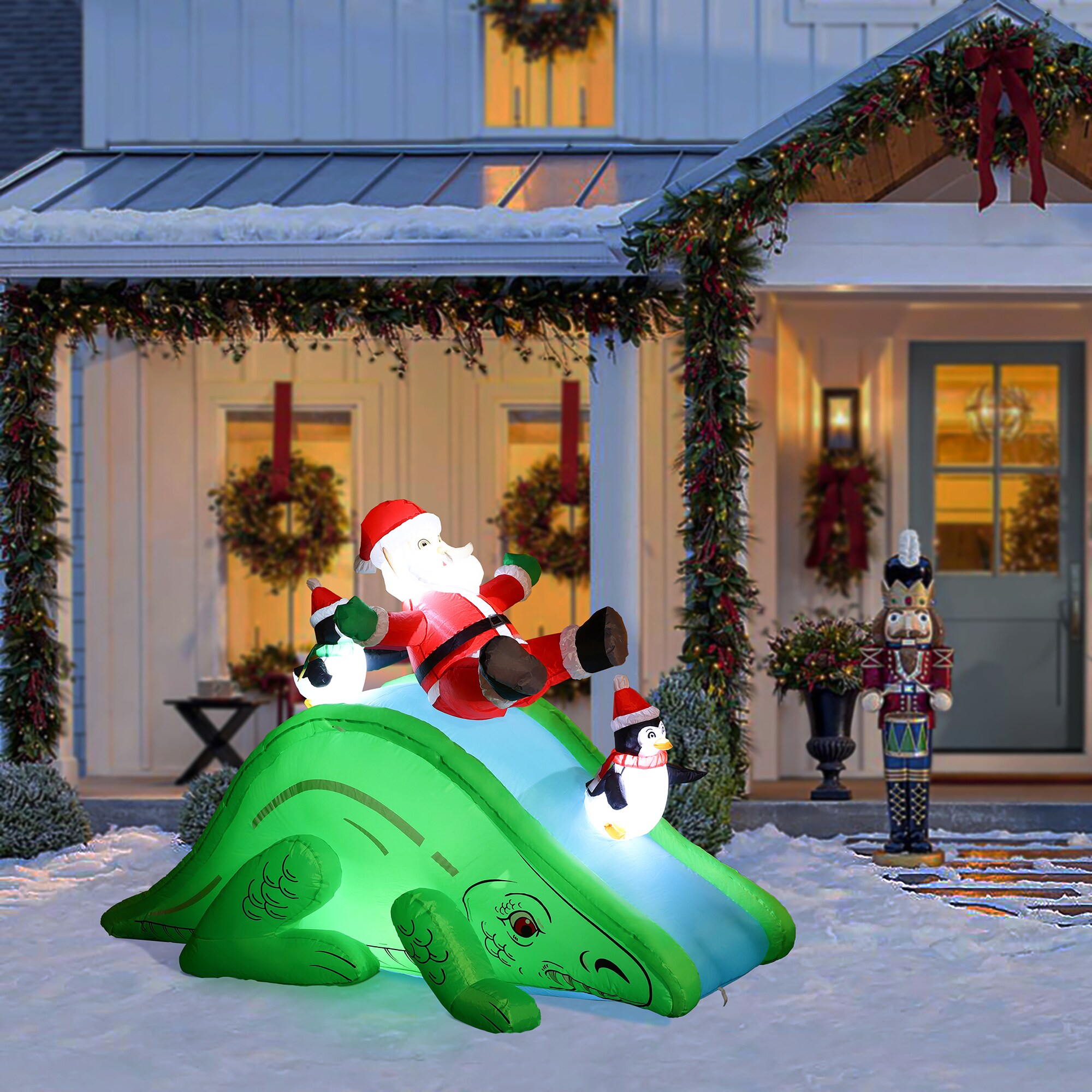 Dinosaur Outdoor Christmas Decor at Lowes.com