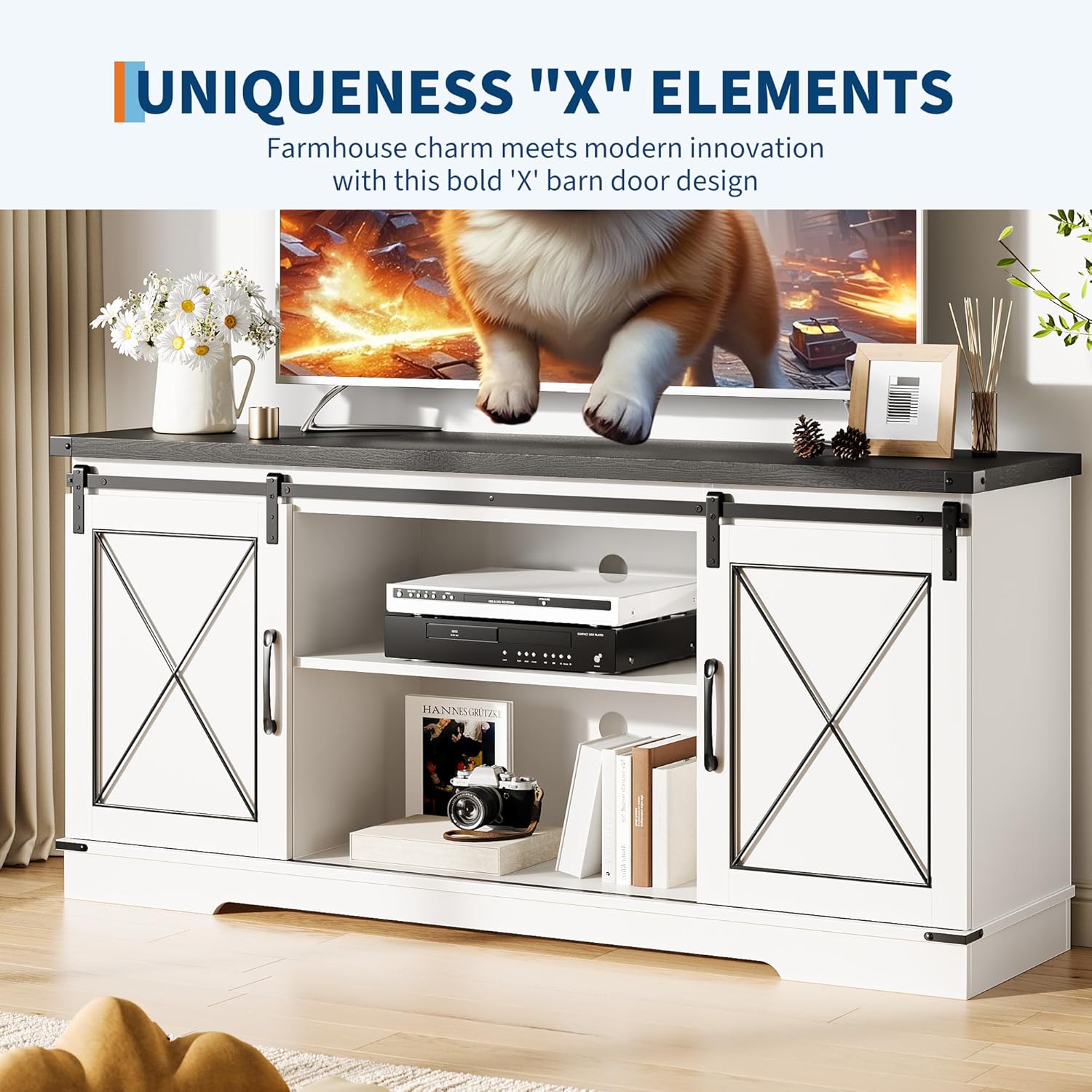 Qeetex LHF-DSG-PHO-15RPGA2W Tv-Stands - View #6