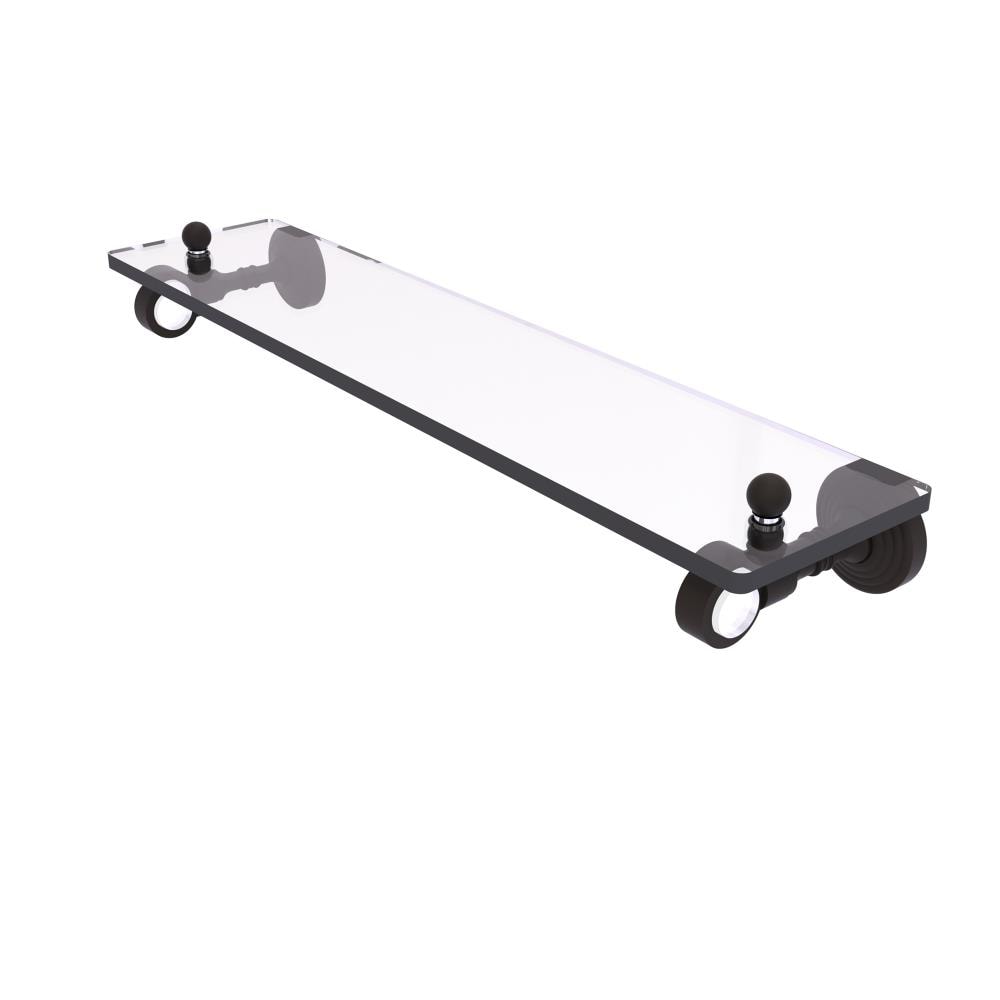 Allied Brass PG-1-16-ORB Pacific Grove Oil-rubbed Bronze Wall mount Bathroom Shelf ( 16-in x 3.2-in x 5-in )