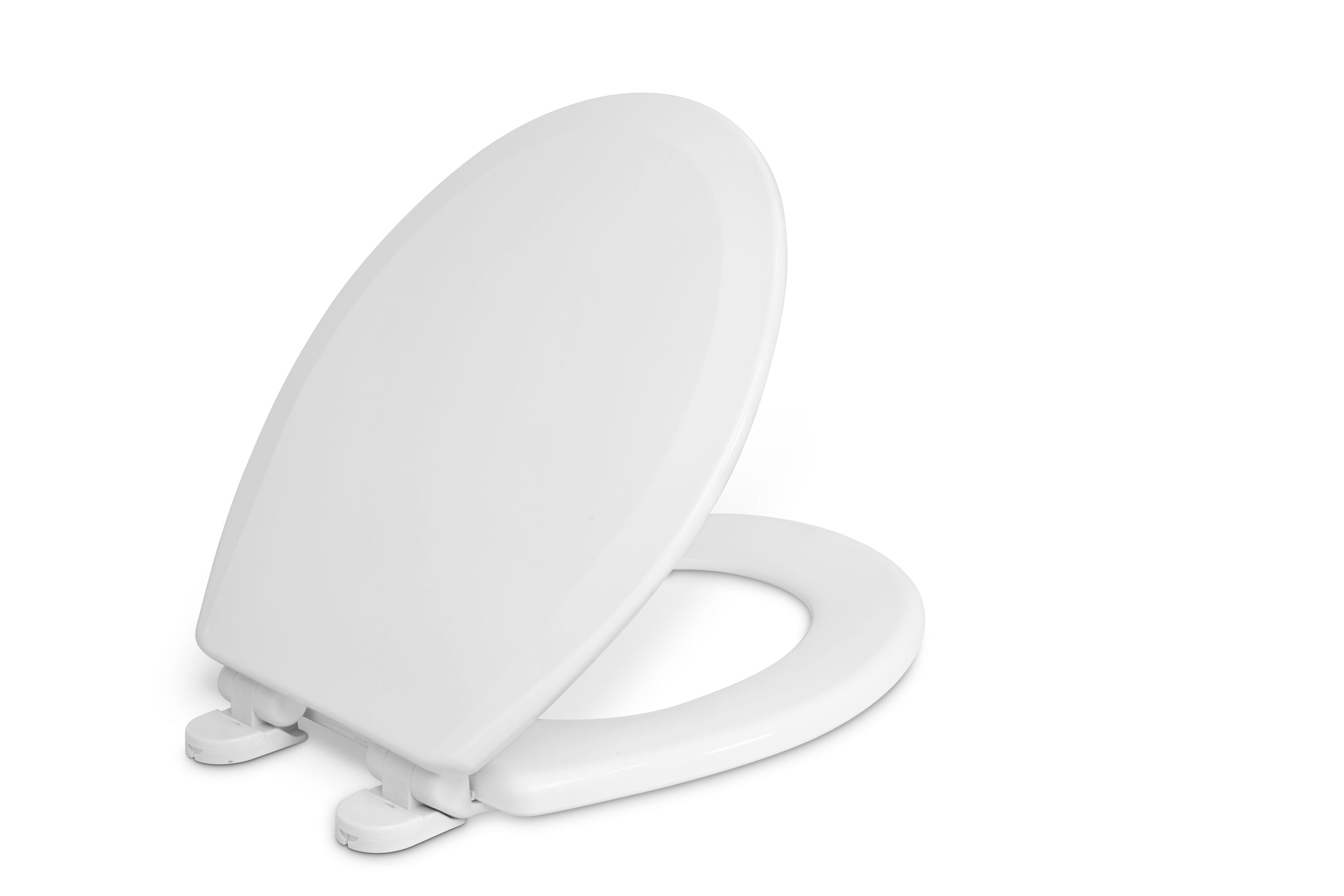Centoco DS750SCCT-001 Plastic White Round Soft Close Toilet Seat