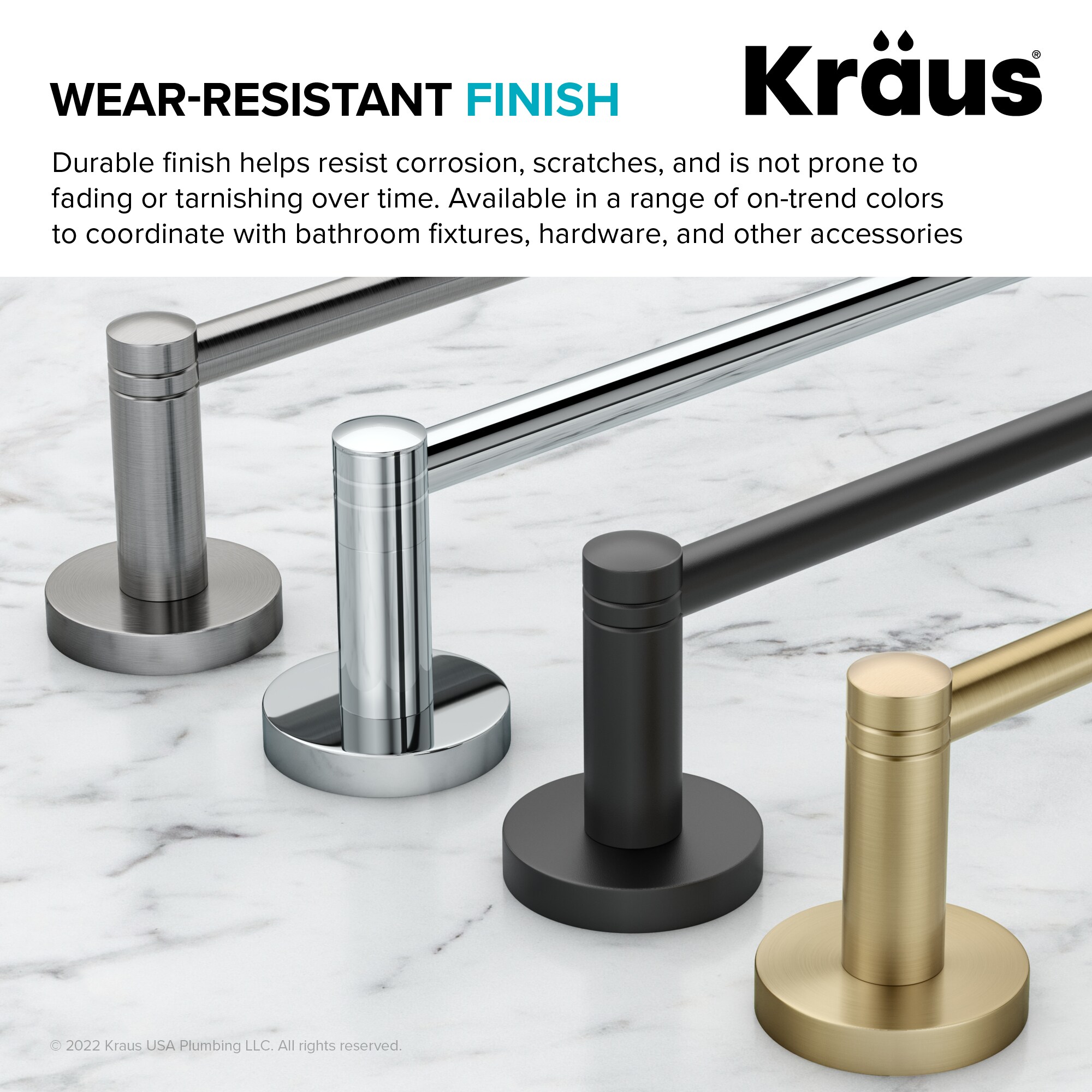 Kraus KEA-18804BG Robe-Hooks - View #9