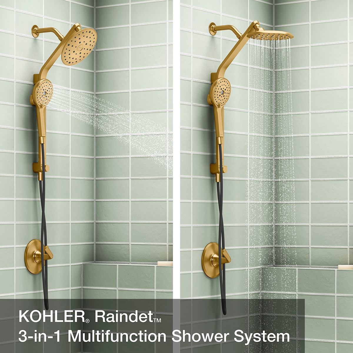 KOHLER REC26089-G-2MB Showerhead-Bar-Panels - View #2