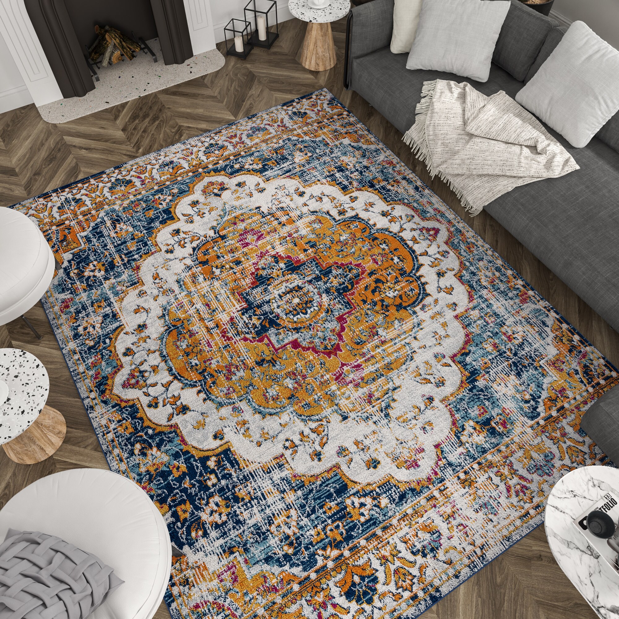 Tayse DIA1304 5X8 rugs - View #7