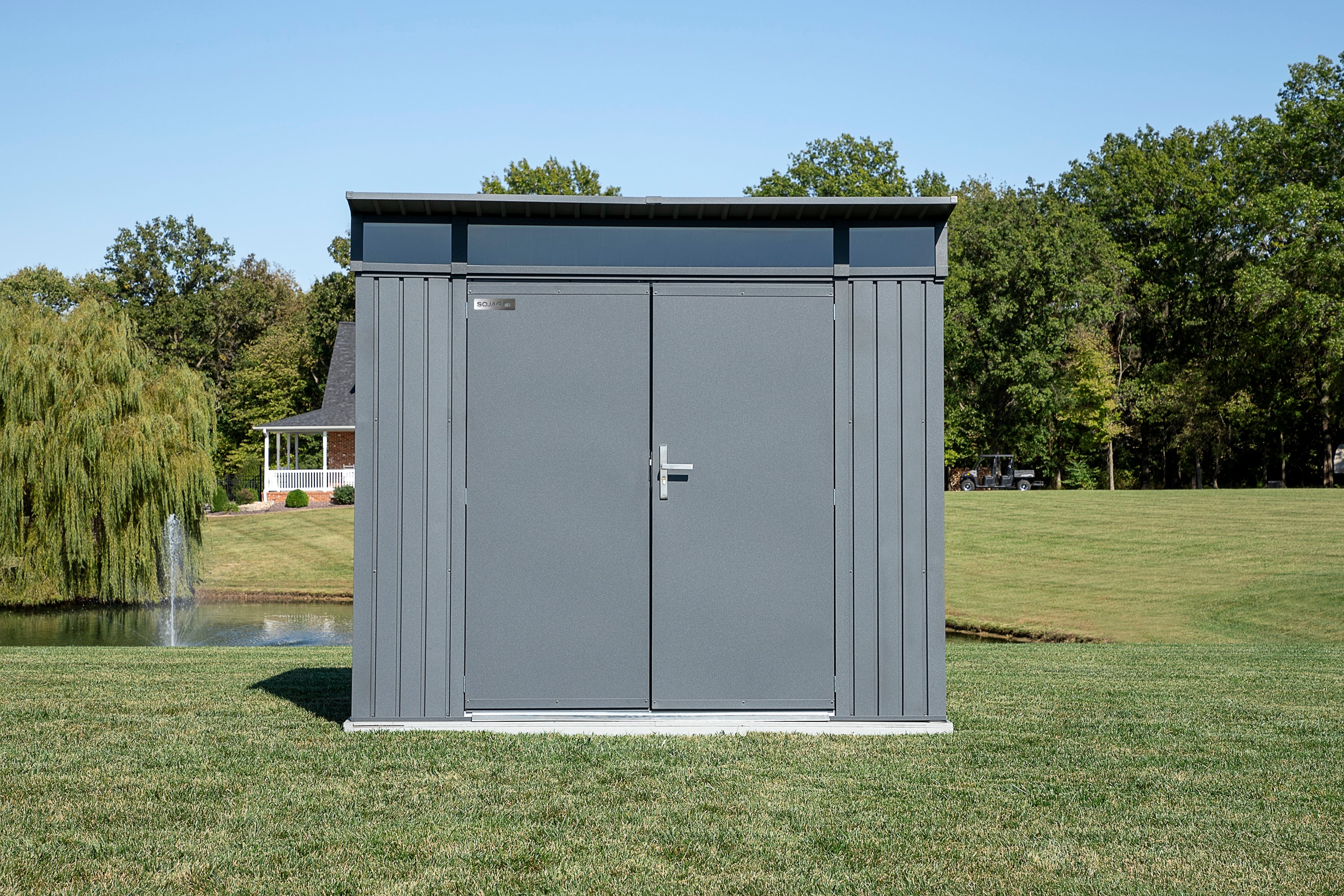 Arrow SJDEN85 8-ft x 6-ft Denali Galvanized steel Storage Shed