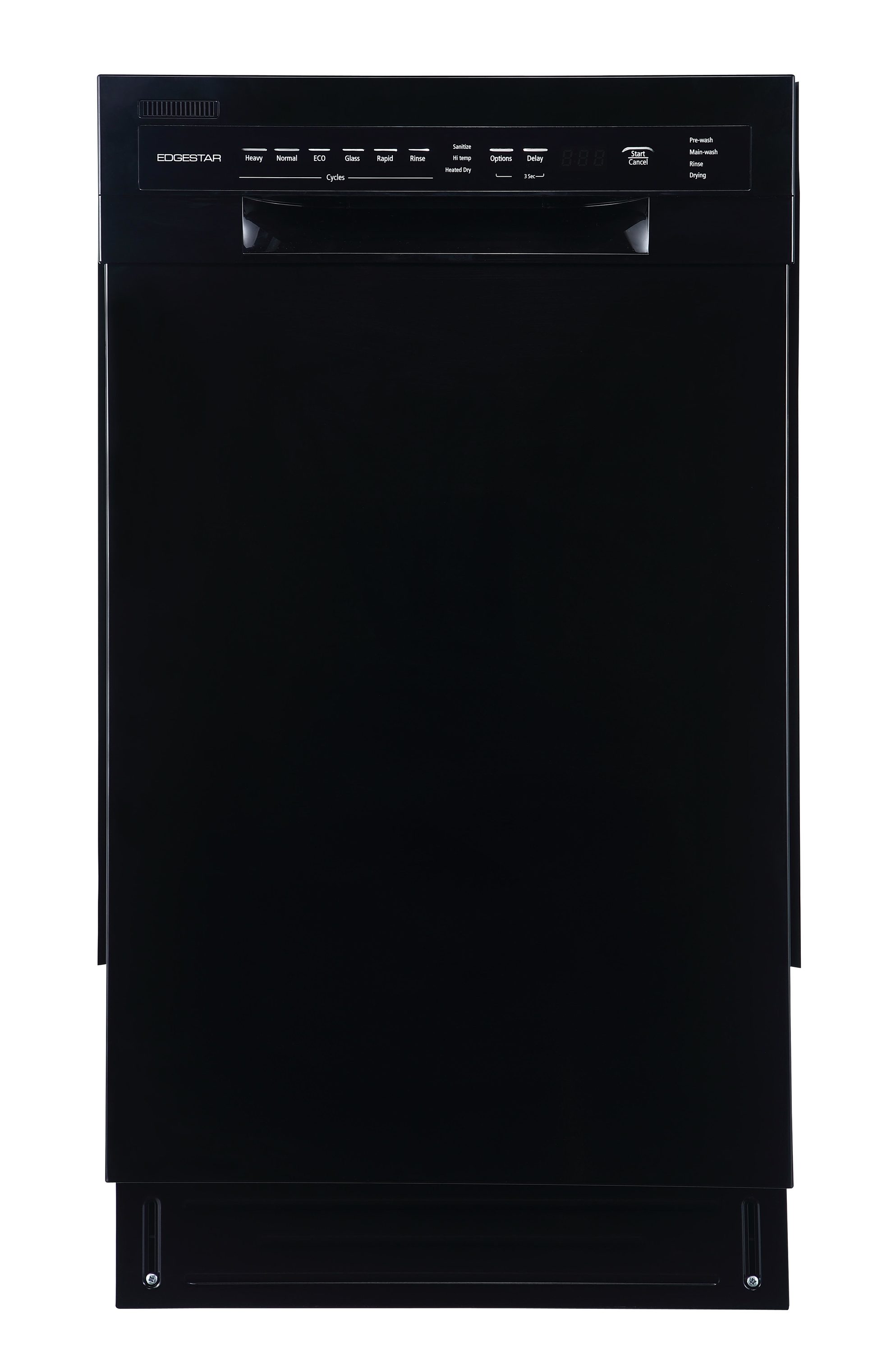Candy CDP1LS67B Freestanding A Black Rated Dishwasher 