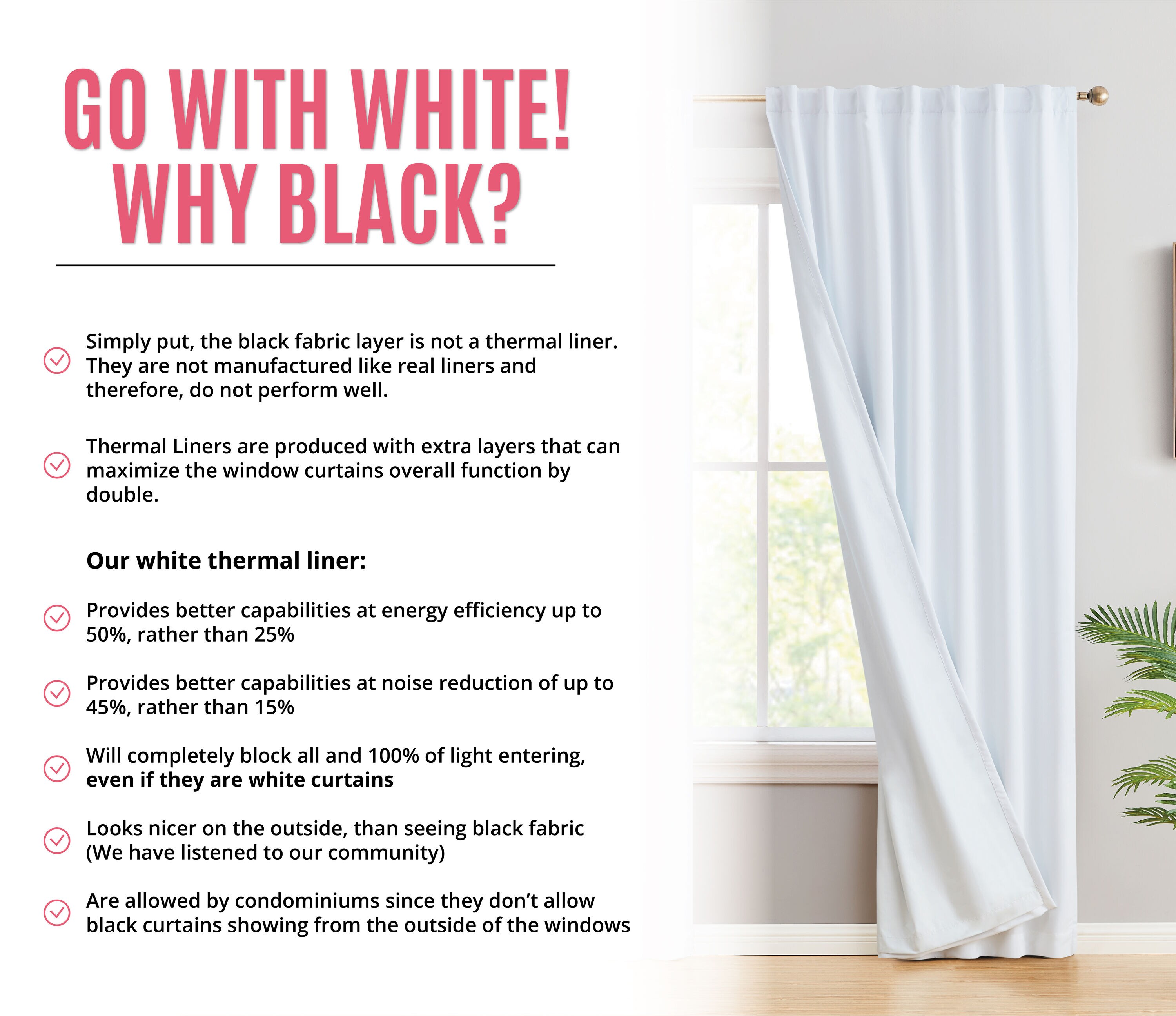 HLC.me HMLTN-BTRP-WHT42X84 curtains - View #5