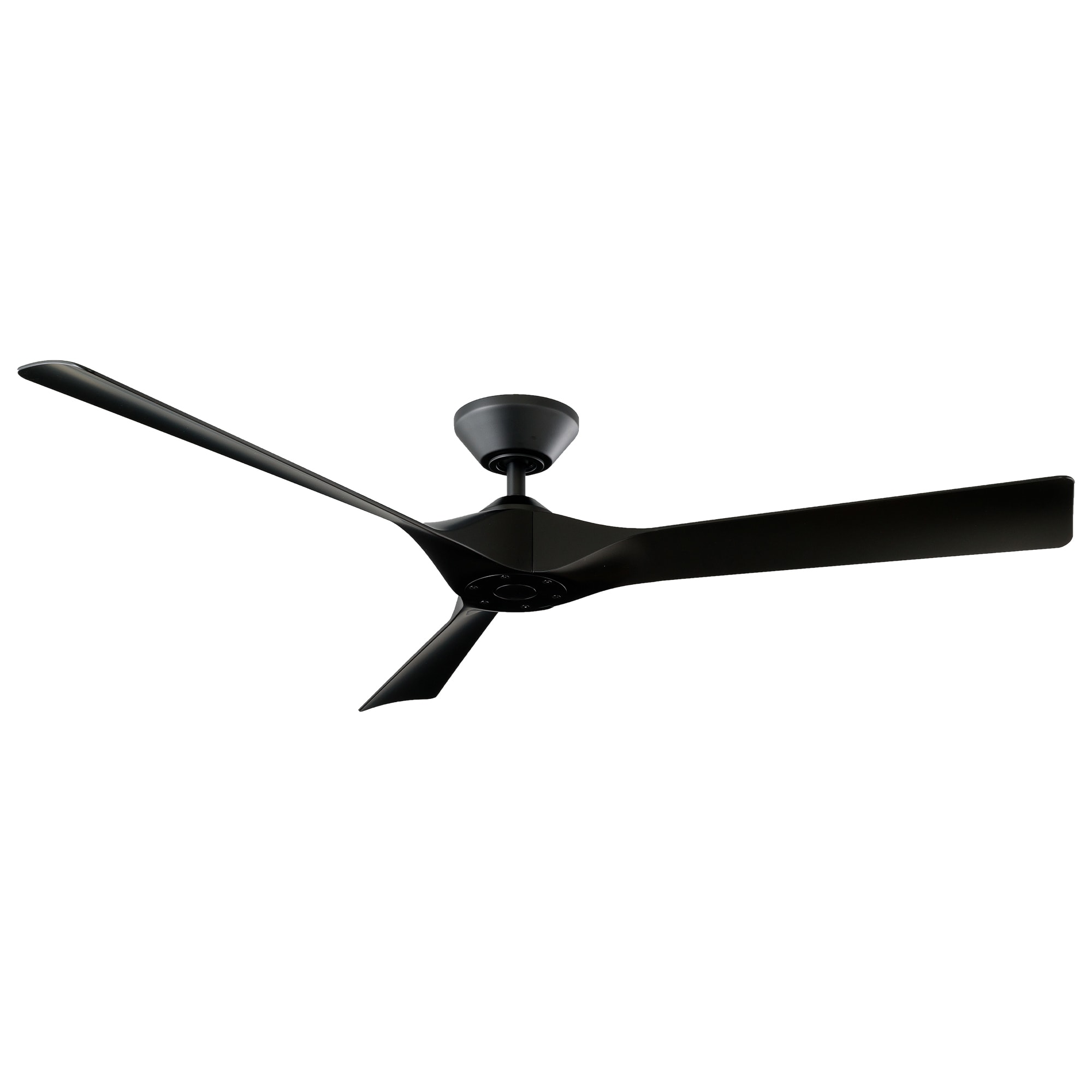 Modern Forms Torque 58-in Matte black Indoor/Outdoor Smart Ceiling Fan and Remote (3-Blade) FR-W2204-58-MB Sansujyuku sansujyuku.com