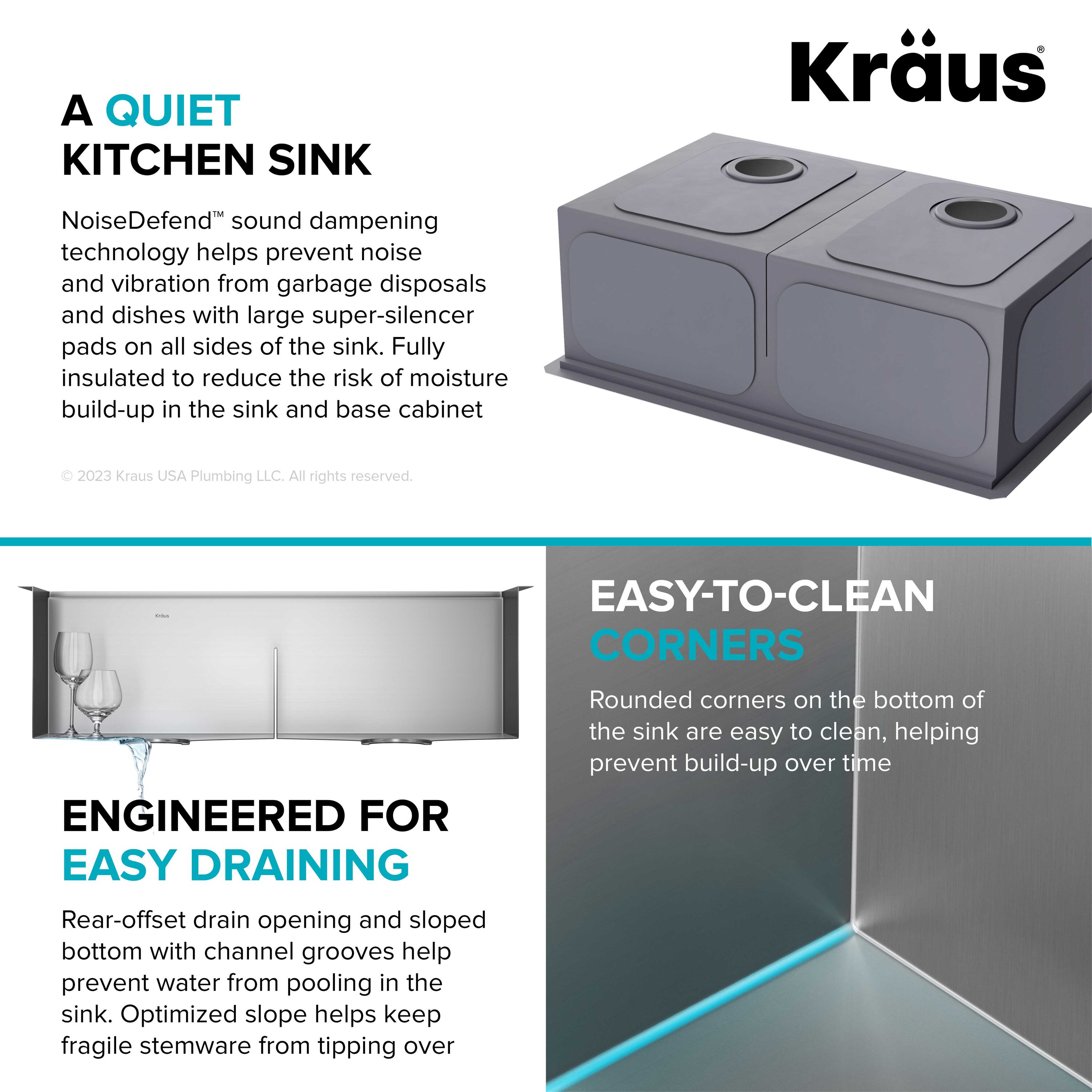 Kraus KWU112-33 Kitchen-Sinks - View #12