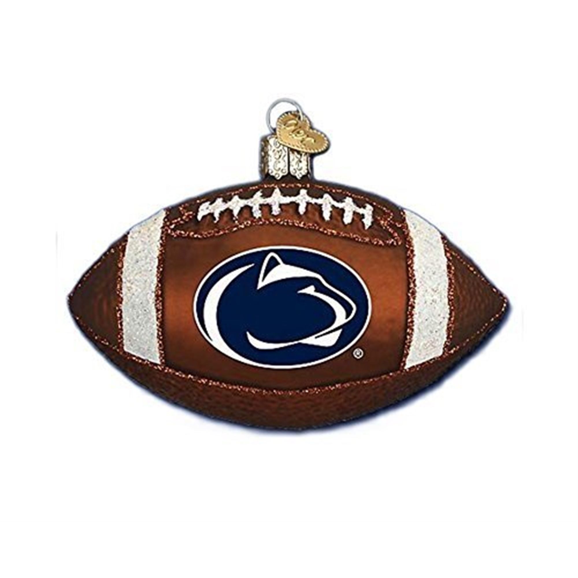 Old World Christmas 729343646002 Blown Glass Ornament for Christmas Tree - Penn State Nittany Lions Football