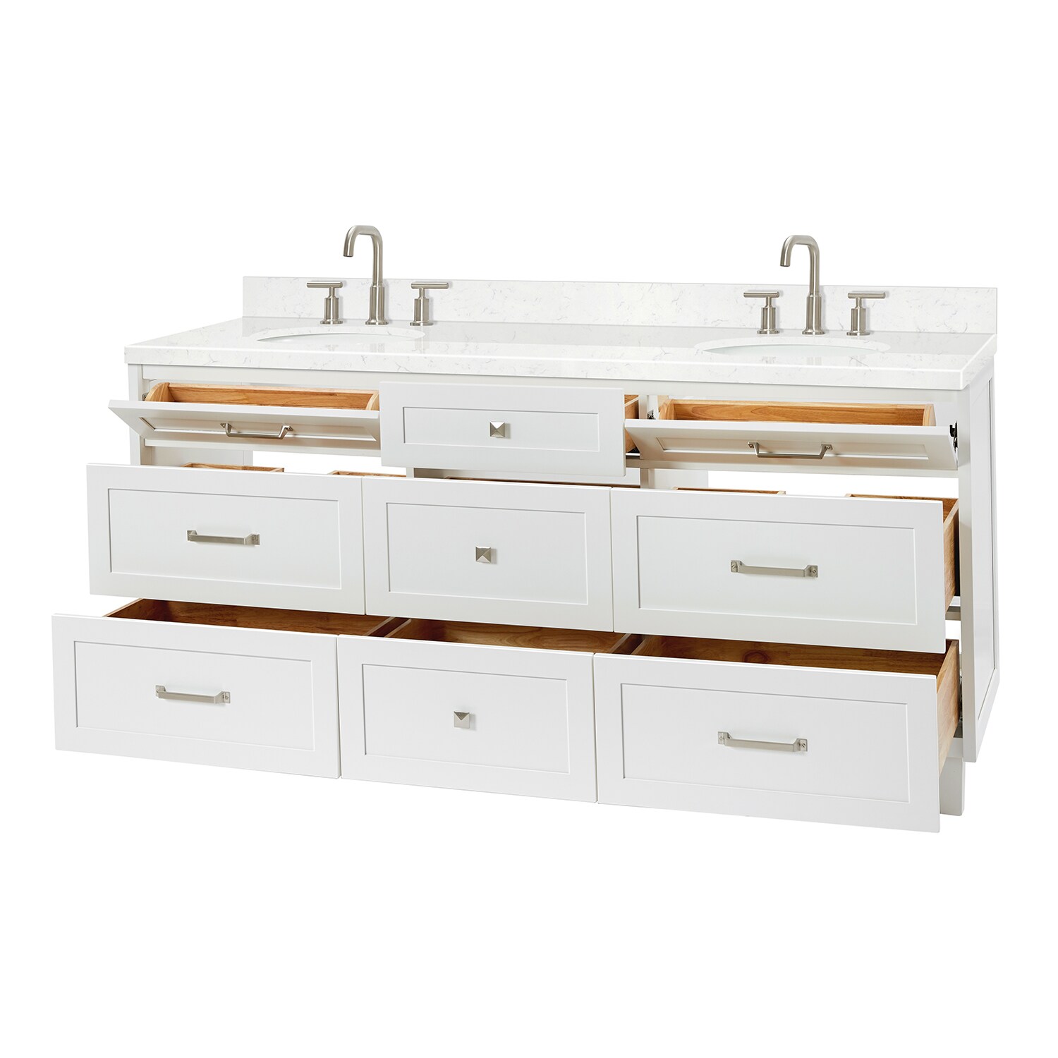 ARIEL B72DCQOVOWHT Bath-Vanity-Combo - View #5