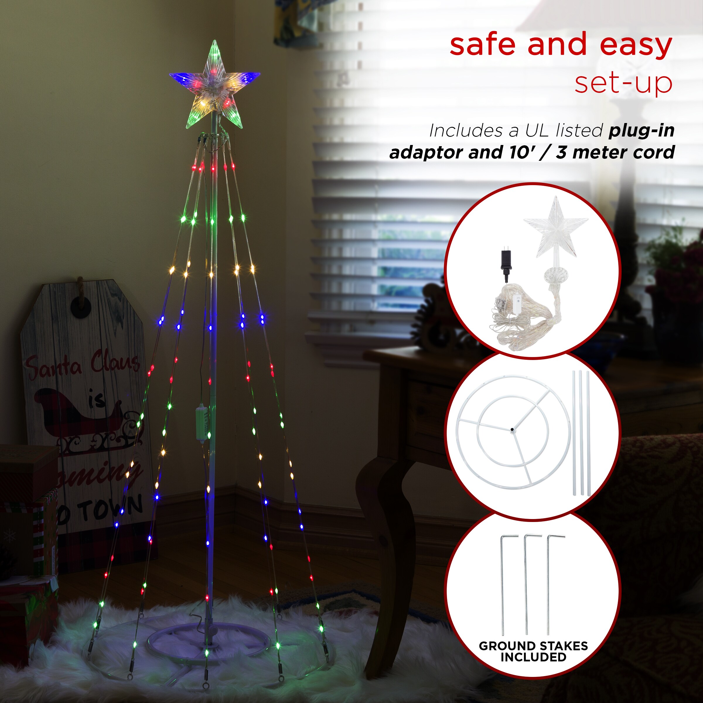 Alpine Corporation LUC141S-MC Outdoor-Christmas-Decor - View #7