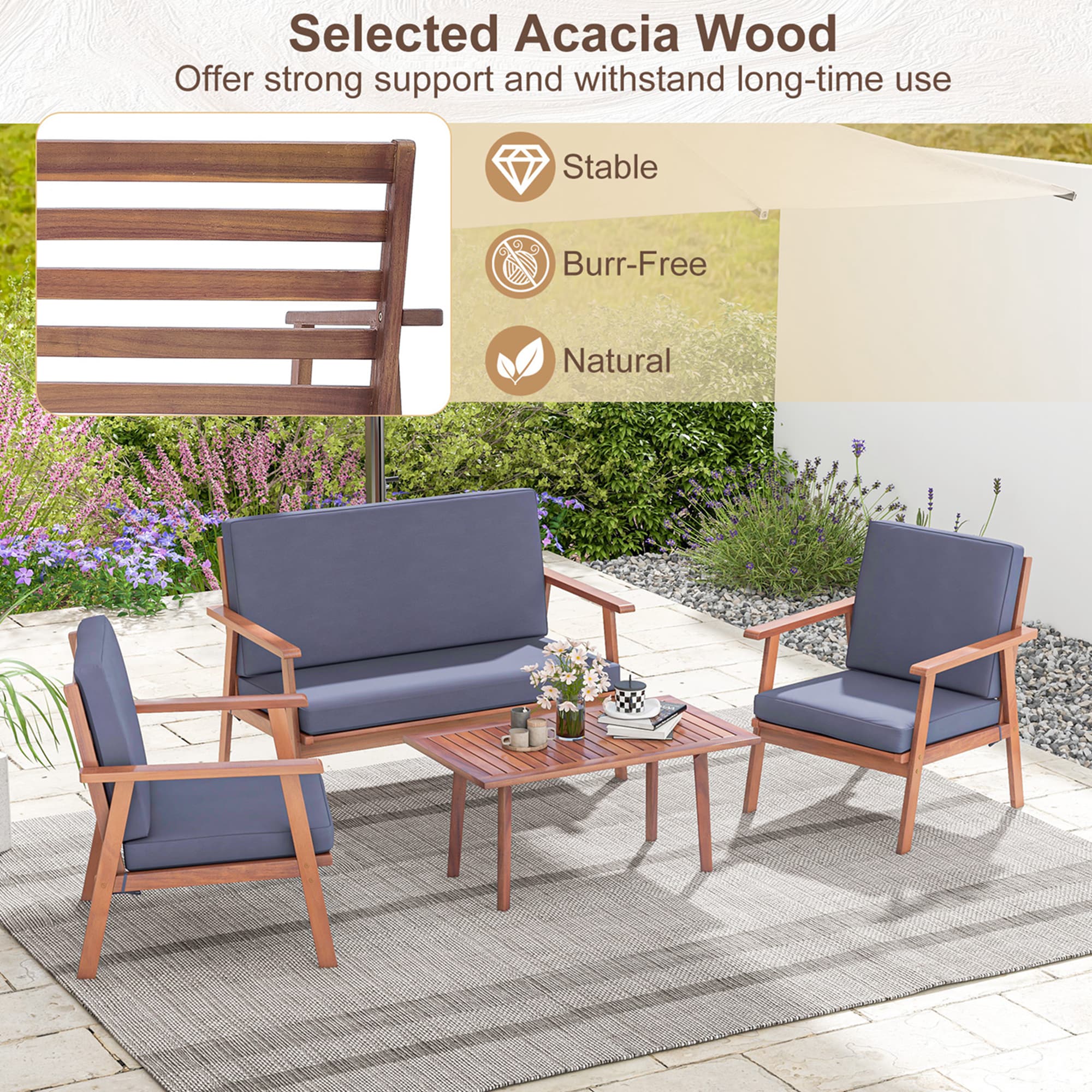 Costway LWS00052 Patio-Conversation-Sets - View #6