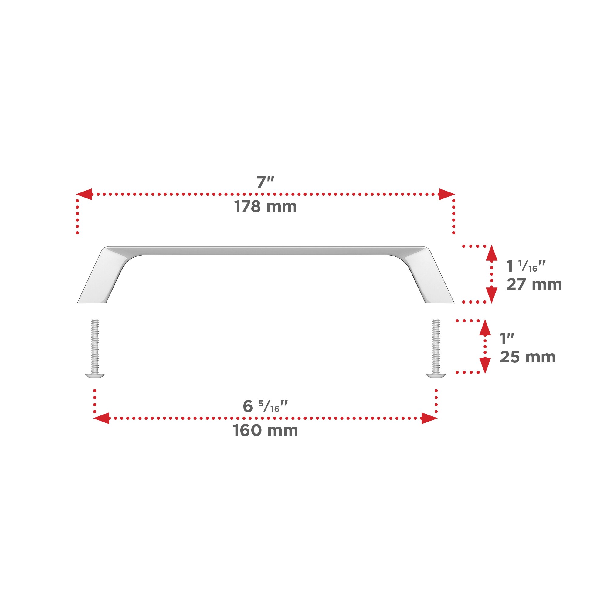 Richelieu BP7348160140 Cabinet-Pulls - View #4