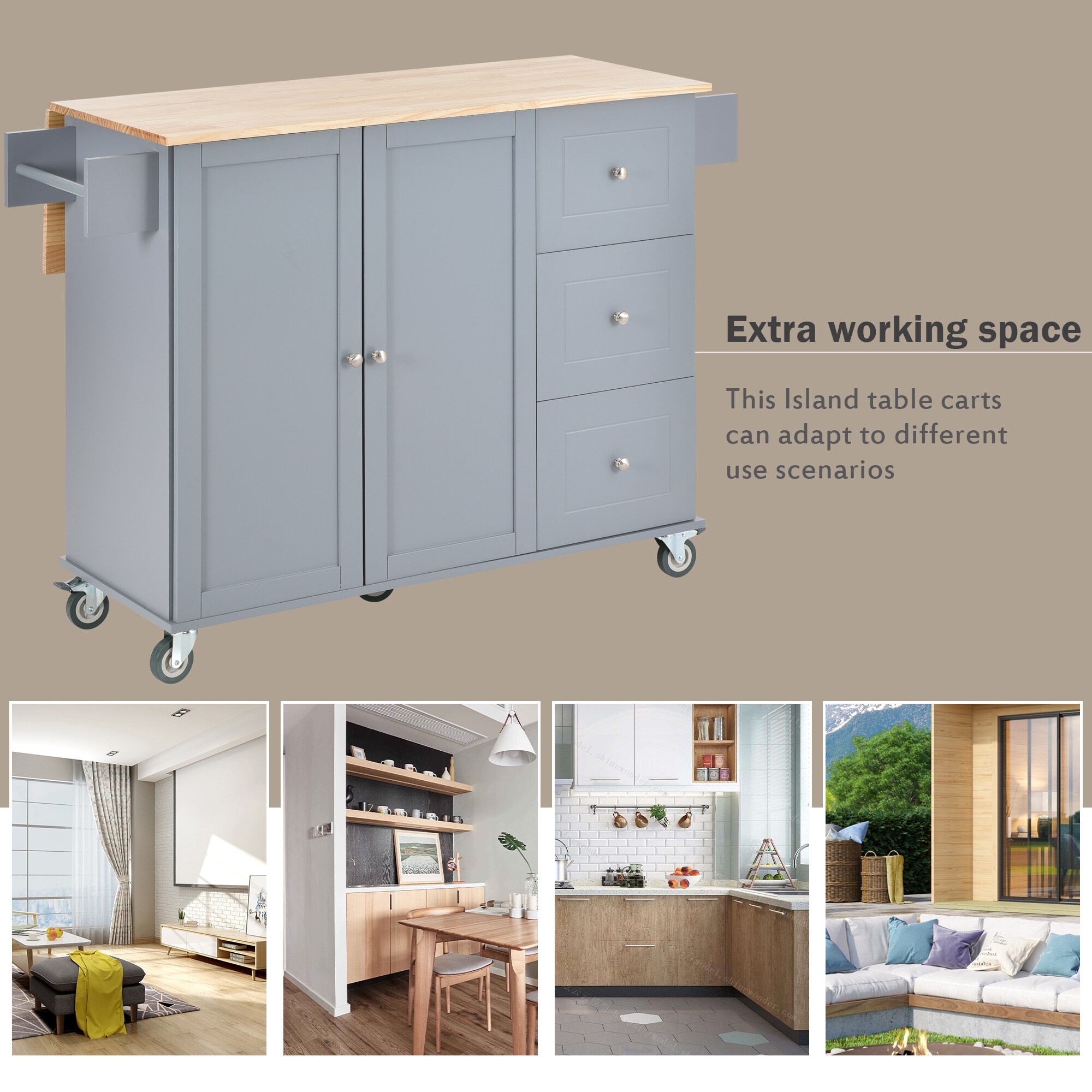 SINOFURN SYB260025GY Kitchen-Furniture - View #7
