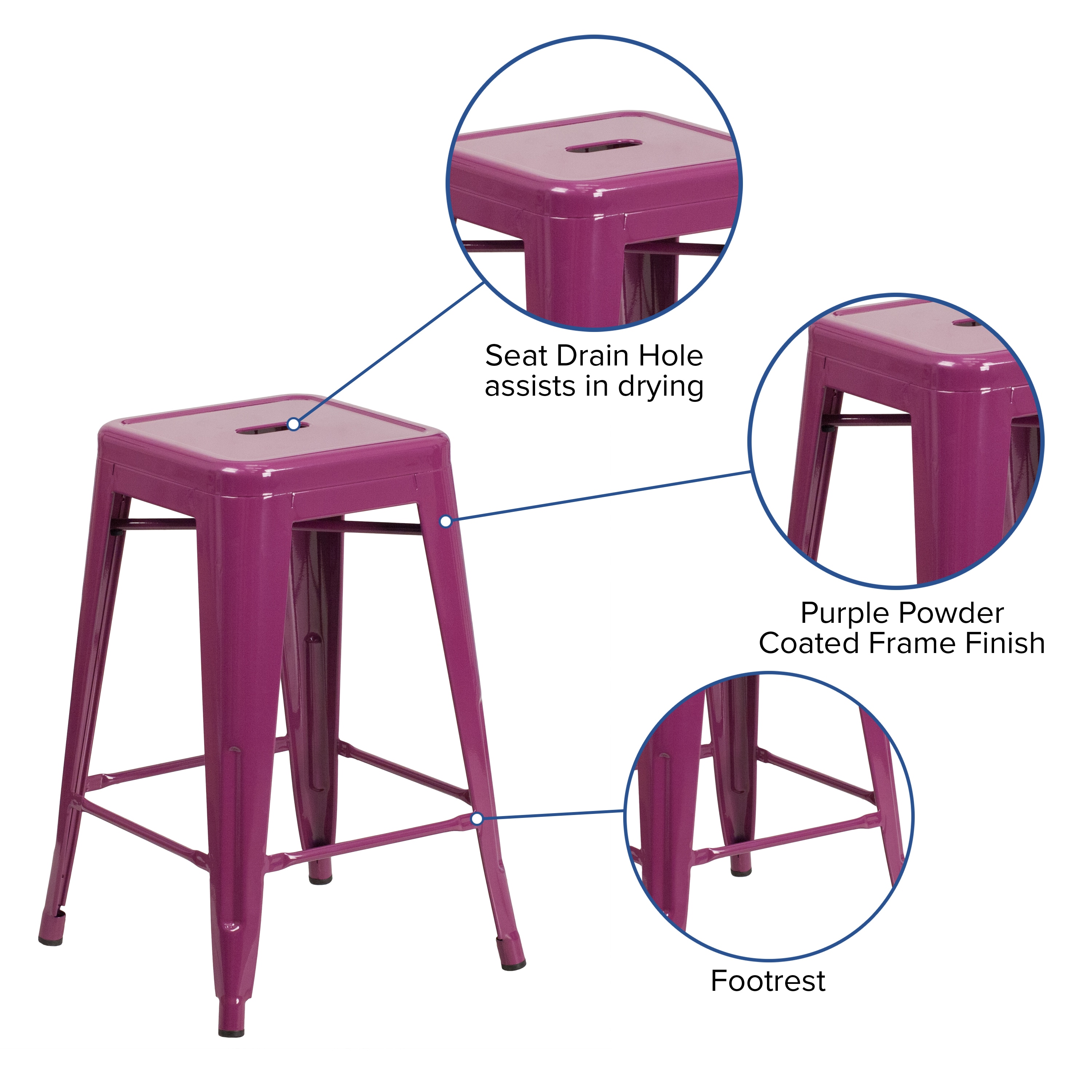 Flash Furniture 889142049760 stools - View #2