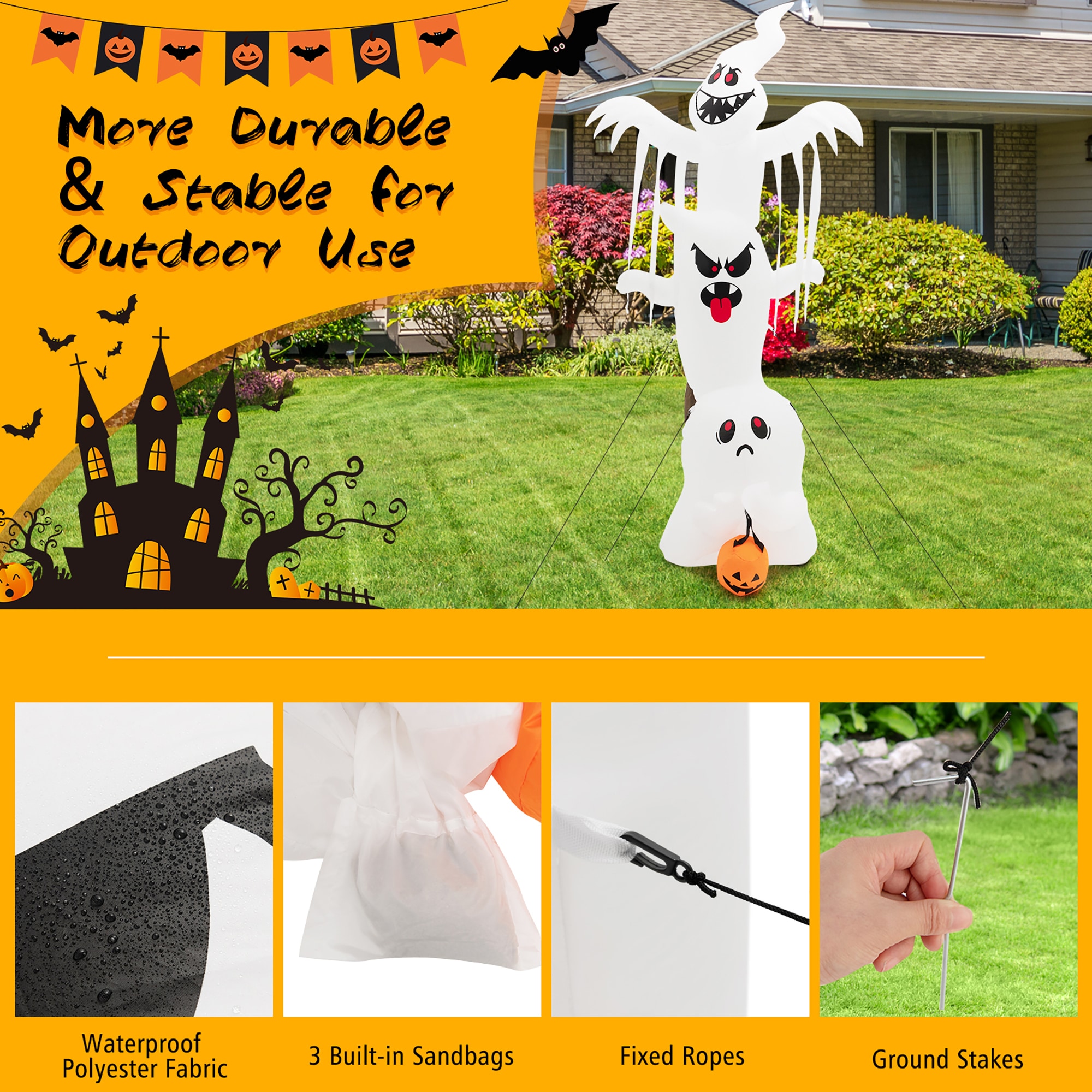 Costway CM23959US Outdoor-Halloween-Decor - View #5