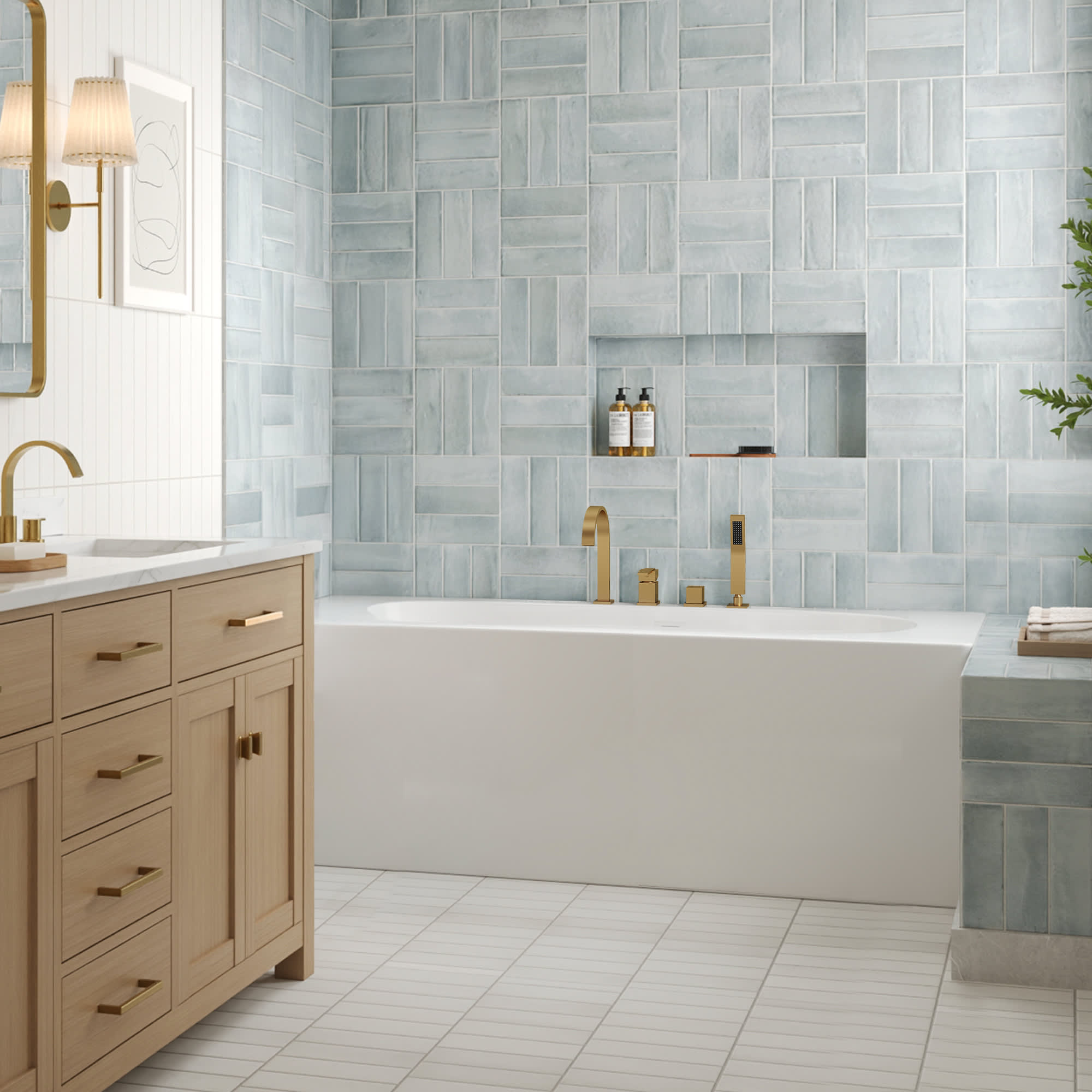 EVERSTEIN SFS-1161-GD Roman-Tub-Faucets - View #3