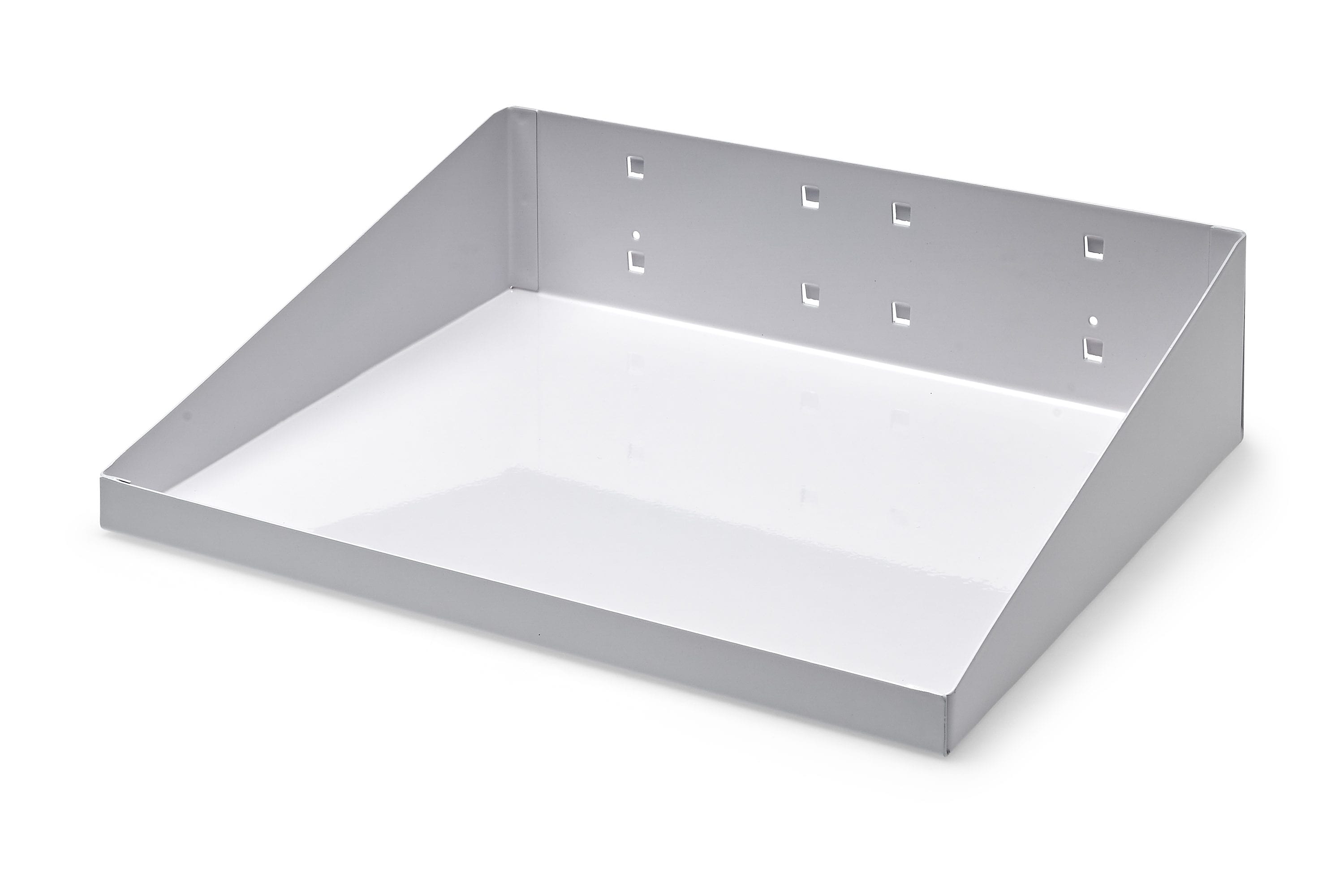 Triton Products 56120-WHT LocHook Steel Pegboard hook in White 12-in W x 3-in H